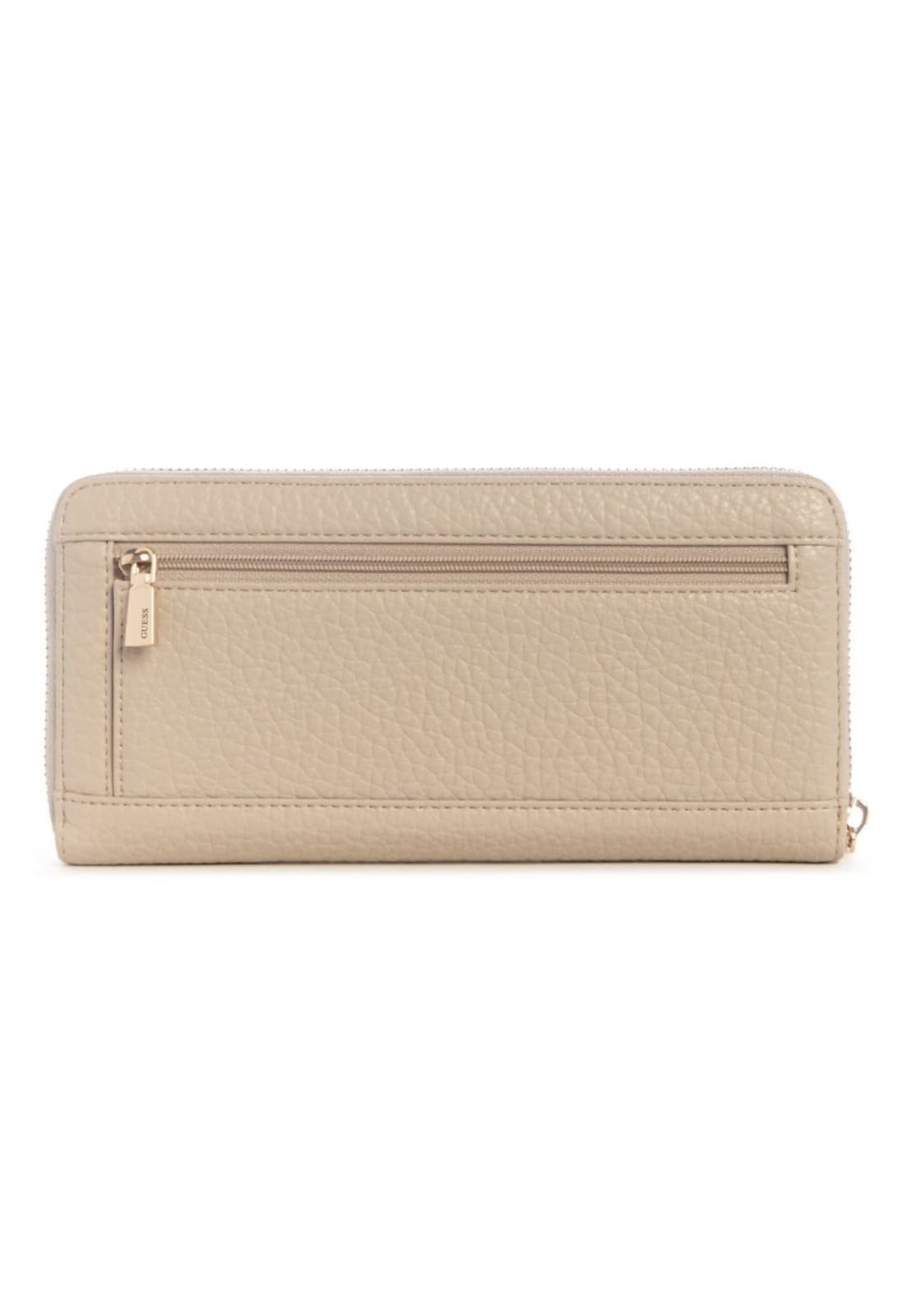 Vista 2 Carteira Guess Marsha Slg Large Zip Around Bege Guess amarelo