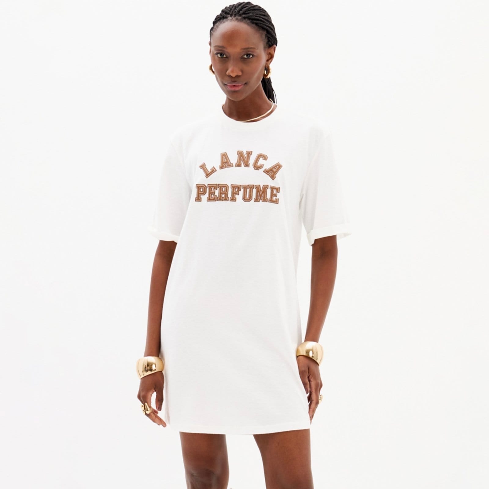 Vestido Lança Perfume Tdress Bordado In25 Off White Feminino