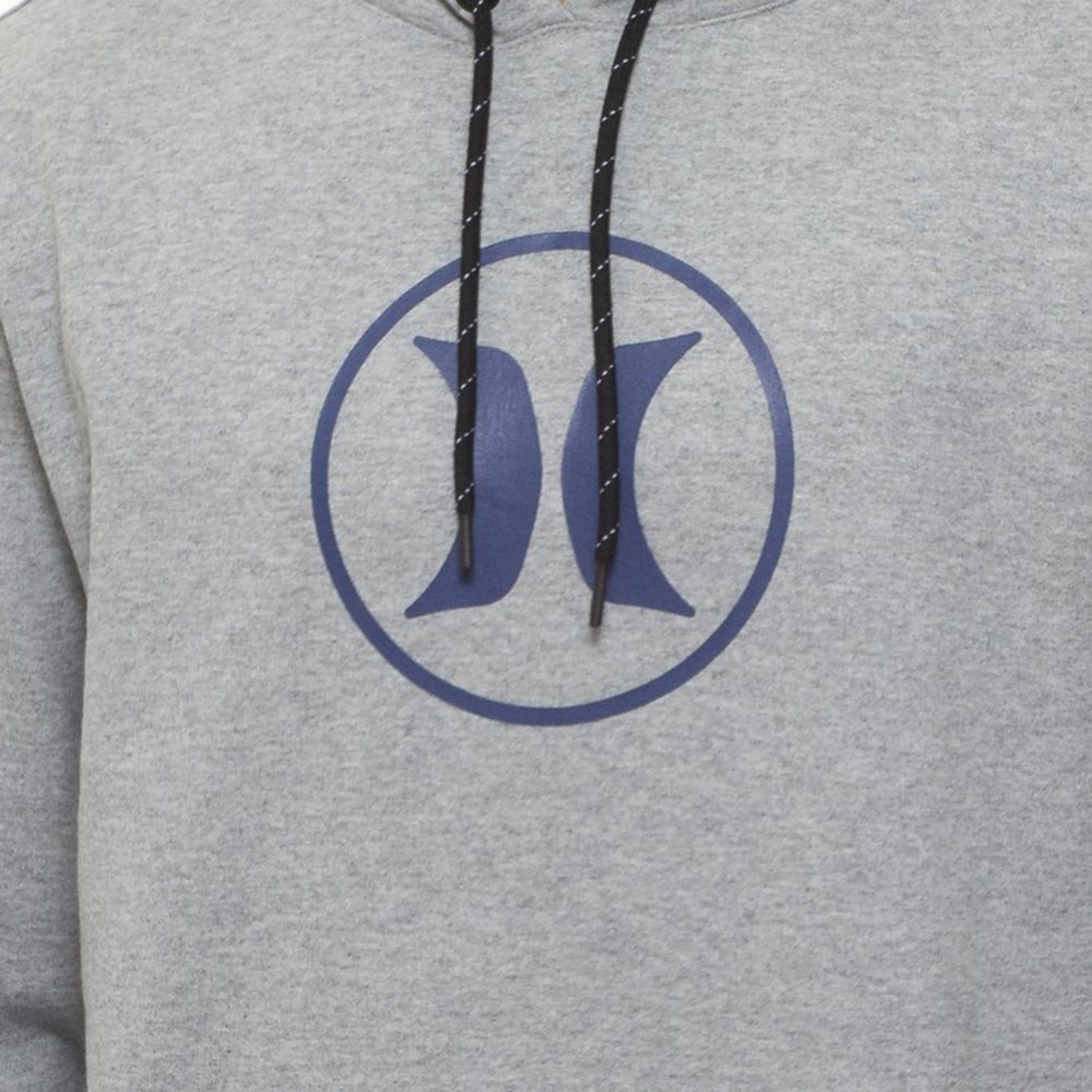 Vista 2 Moletom Hurley Canguru Circle Icon WT23 Mescla hurley cinza