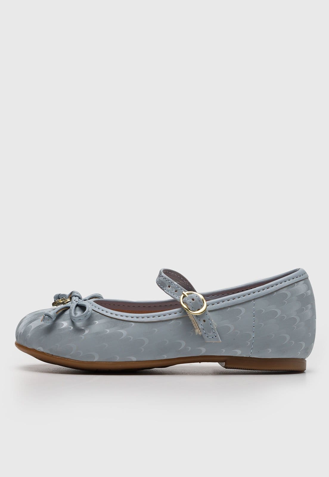 Vista 2 Infantil - Sapatilha Molekinha Laço Claro MOLEKINHA azul