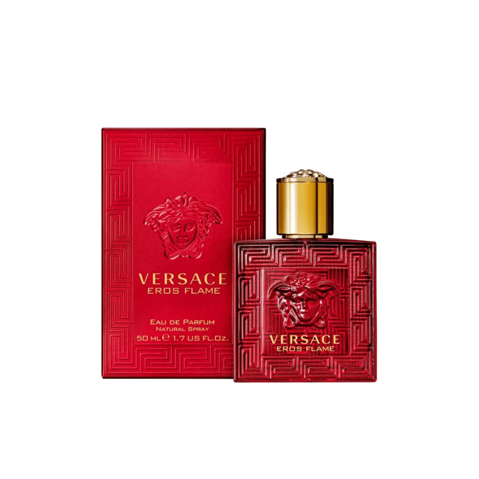 Vista 2 Versace Eros Flame Perfume Masculino Edp Versace unico
