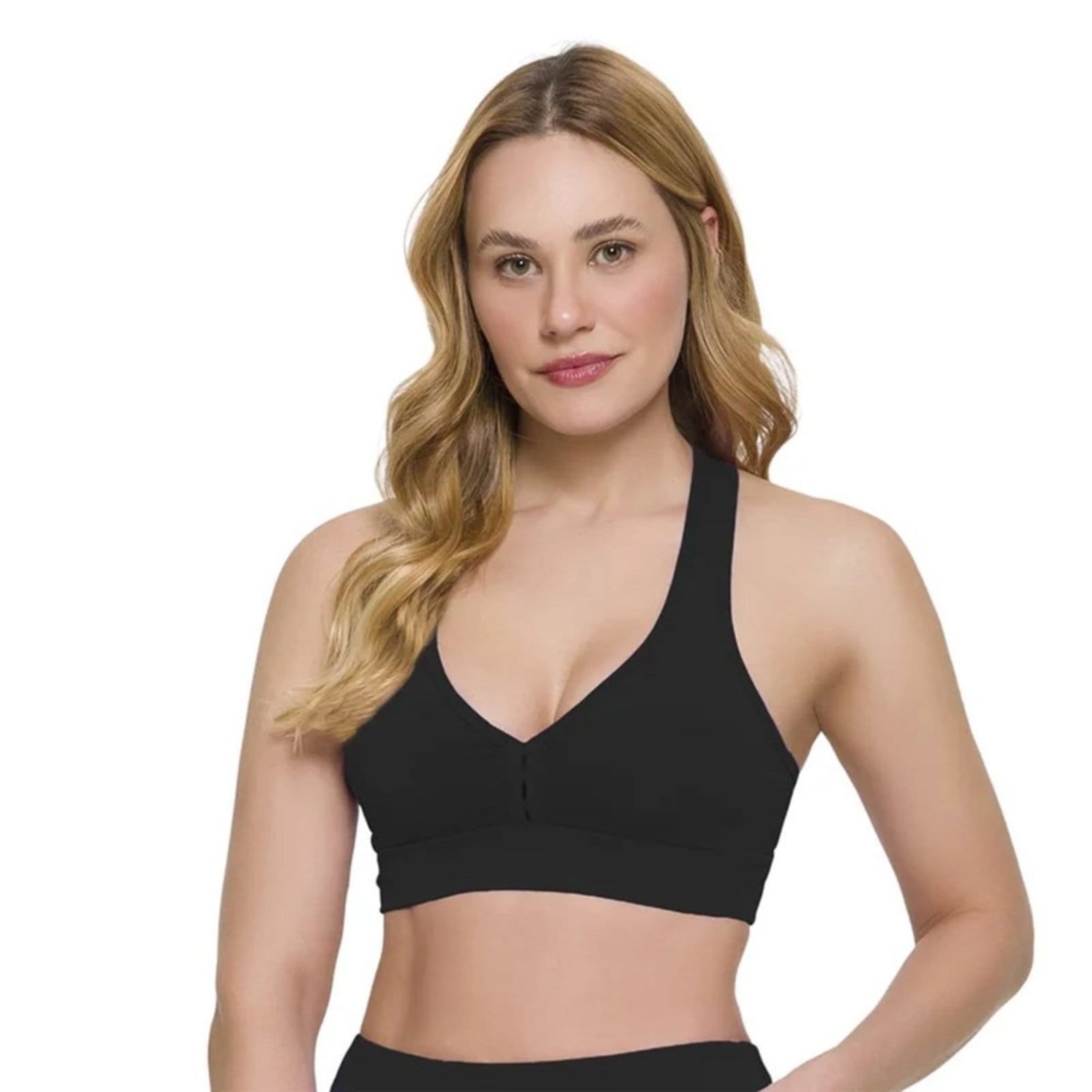 Vista 2 Conjunto Selene Top + Short Fitness Feminino SELENE preto