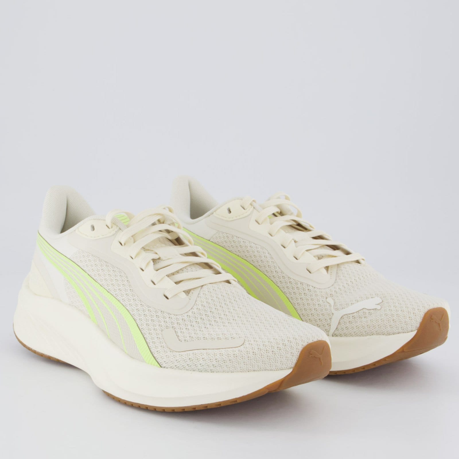 Vista 2 Tênis Puma Pounce Lite Feminino Off White Puma branco white