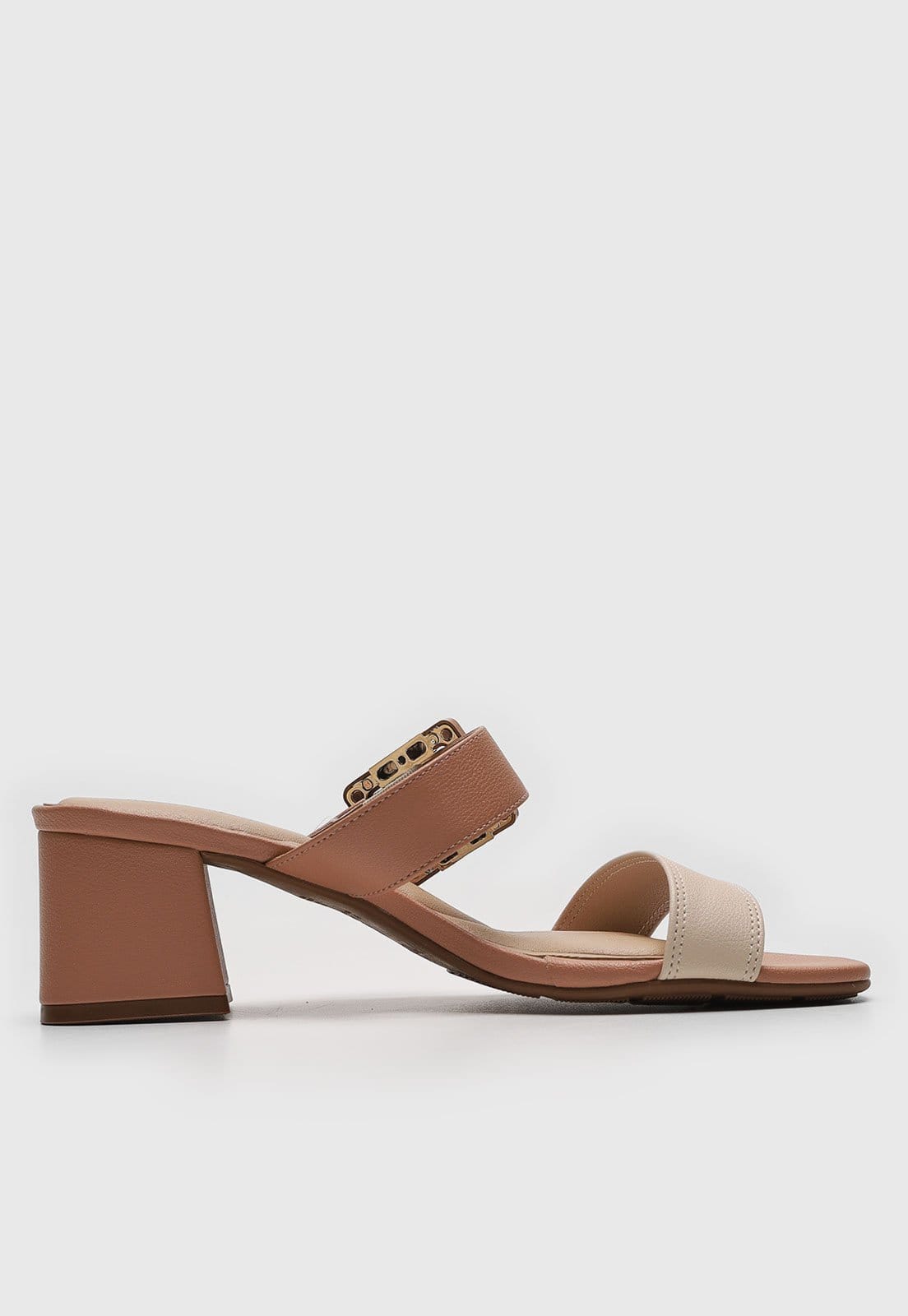 Vista 2 Tamanco Modare Color Block MODARE nude