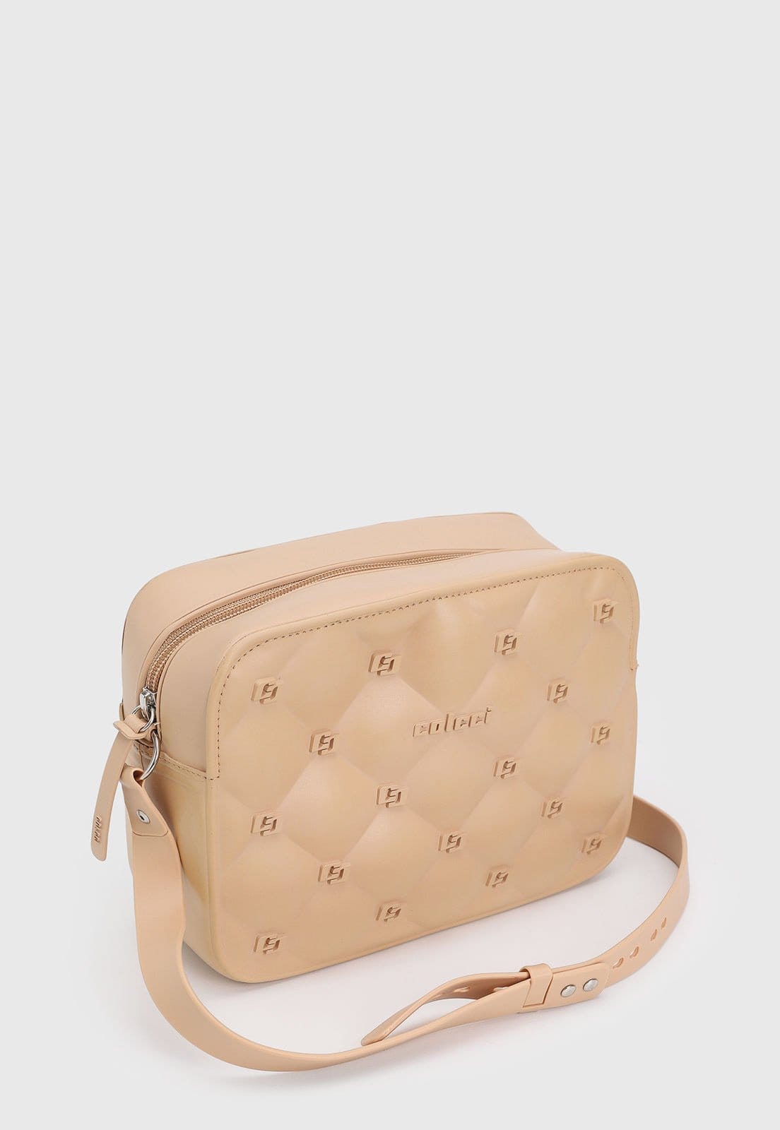 Vista 2 Bolsa Feminina Colcci Média Matelassada Colcci bege