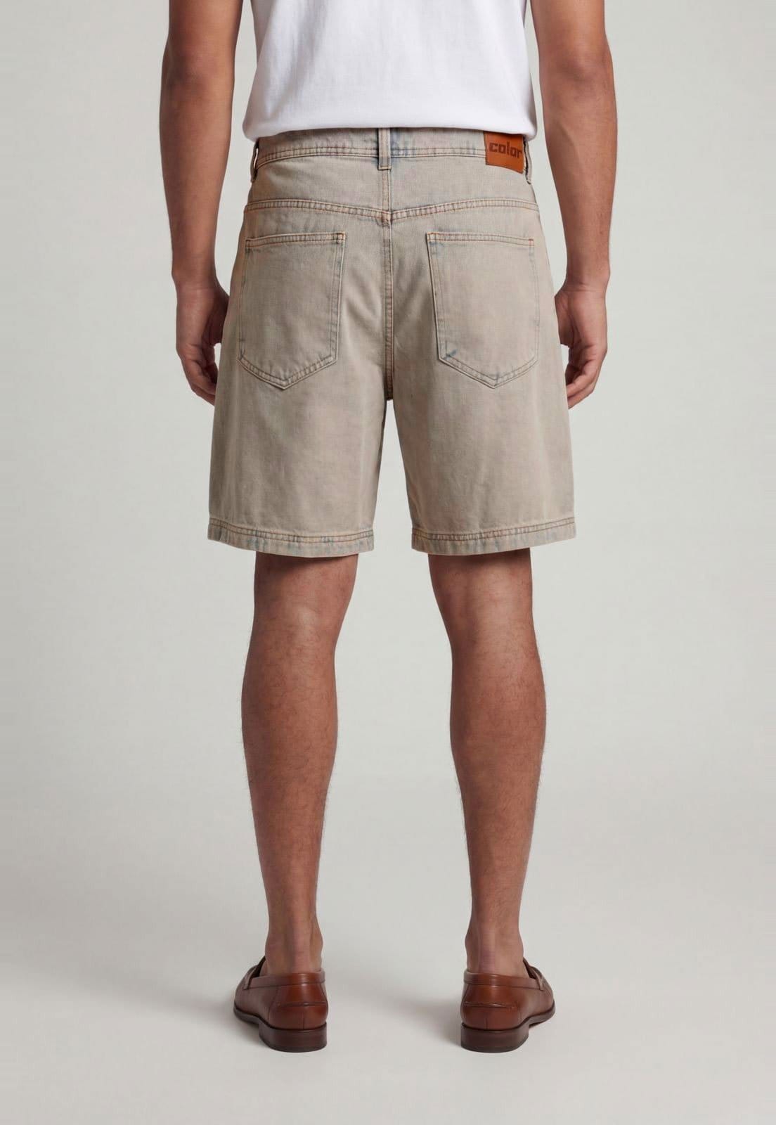 Vista 2 Bermuda Masculina Colcci Loose Jeans Colcci azul