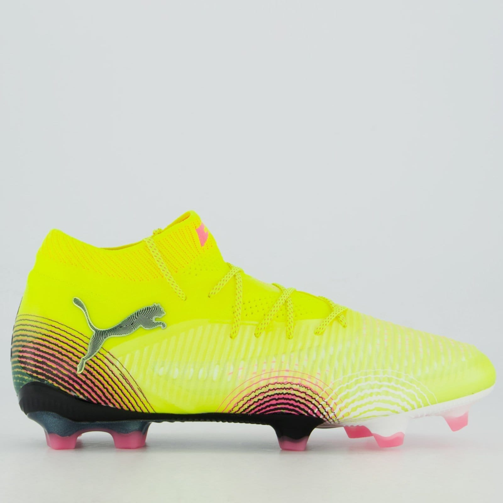 Chuteira Puma Future 8 Ultimate FG Campo Amarela