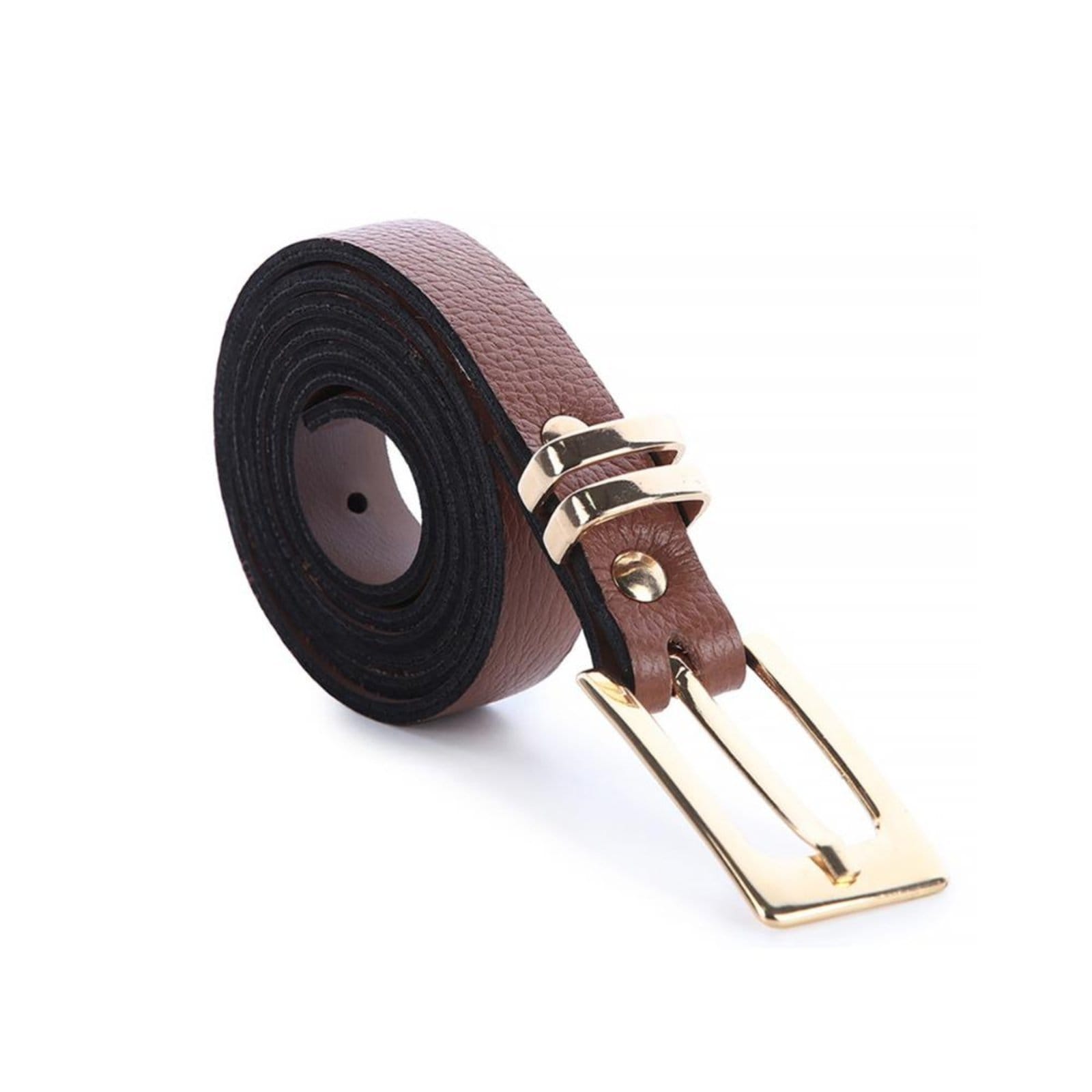 Vista 2 Anne - Cinto Femino Couro Legítimo Damannu Shoes caramelo