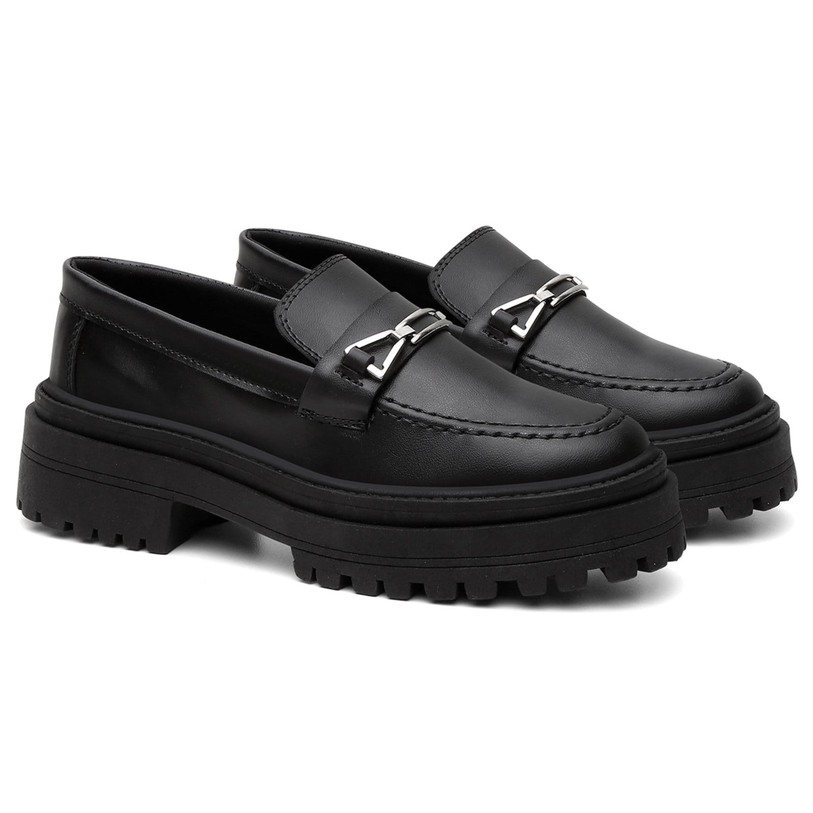 Mocassim Feminino Sola Tratorada Oxford - 2