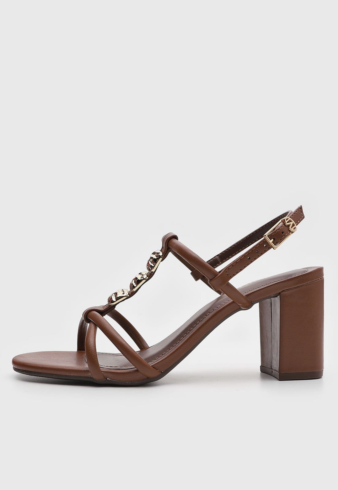 Sandália Feminina Via Marte Salto Bloco