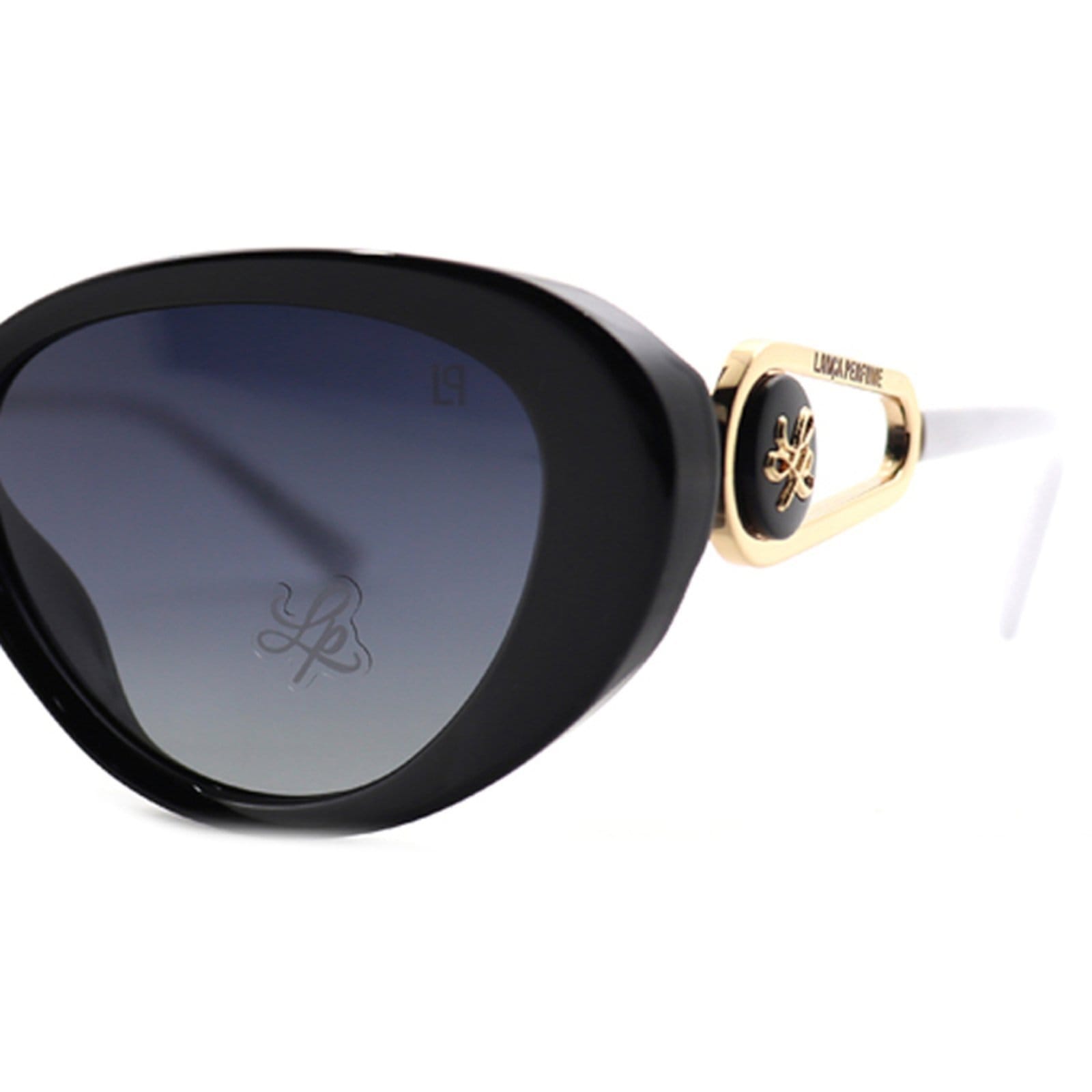 Vista 2 Óculos de Sol Lança Perfume LPY003 C100 Feminino Lança Perfume preto