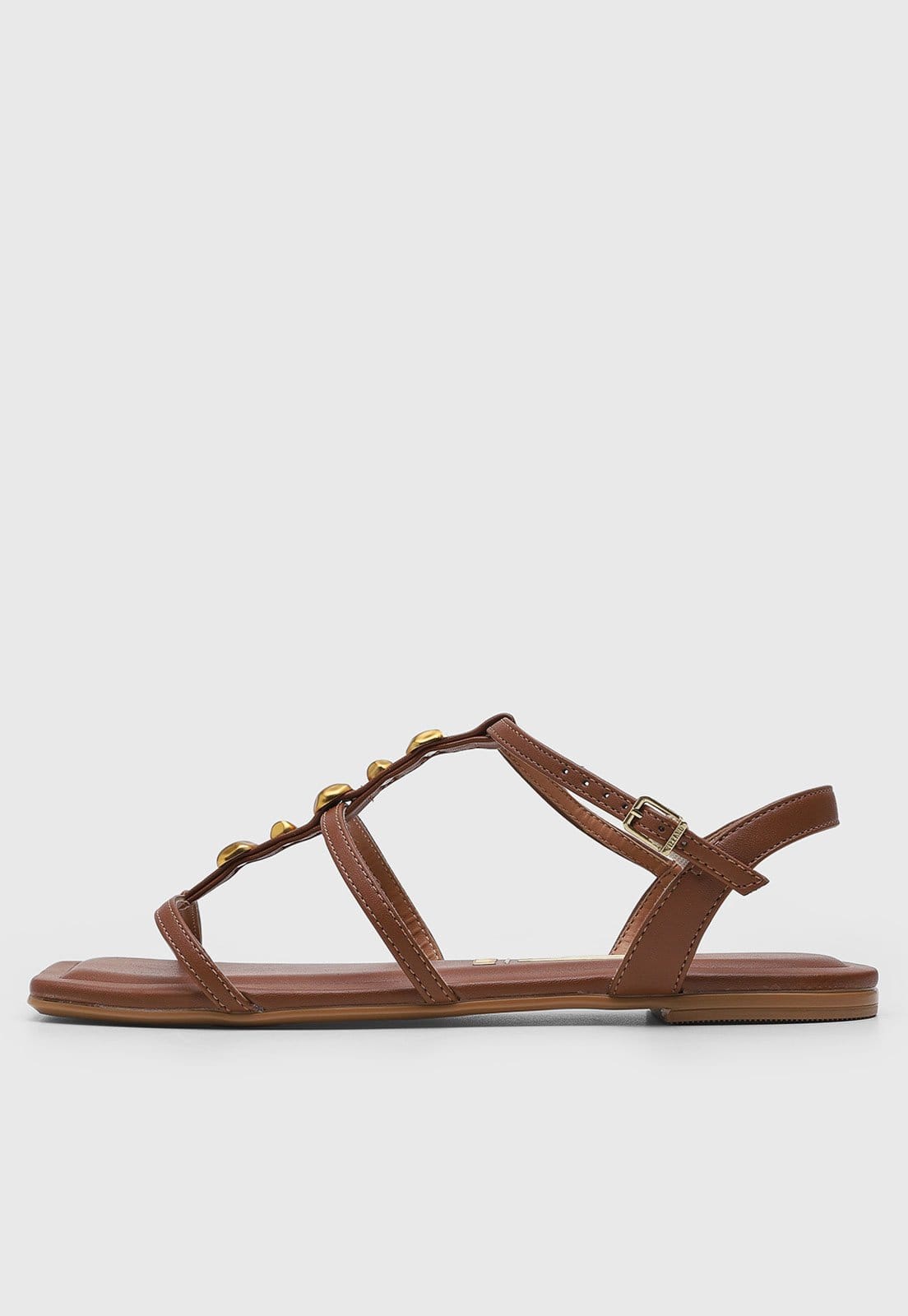 Rasteira Feminina Vizzano Detalhes Metálicos