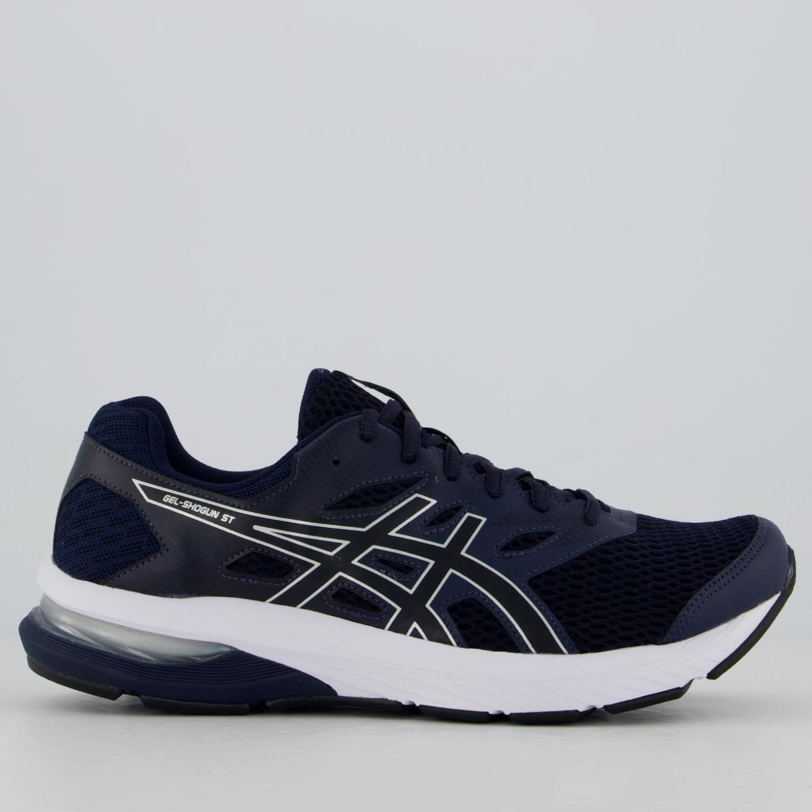 Vista principal Tênis Asics Gel Shogun ST Marinho ASICS preto