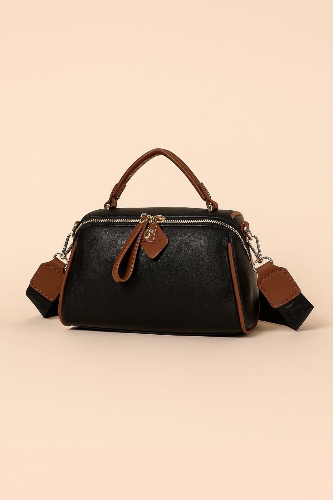 Bolsa Pequena Transversal D Bell Outlet Fashion Preta