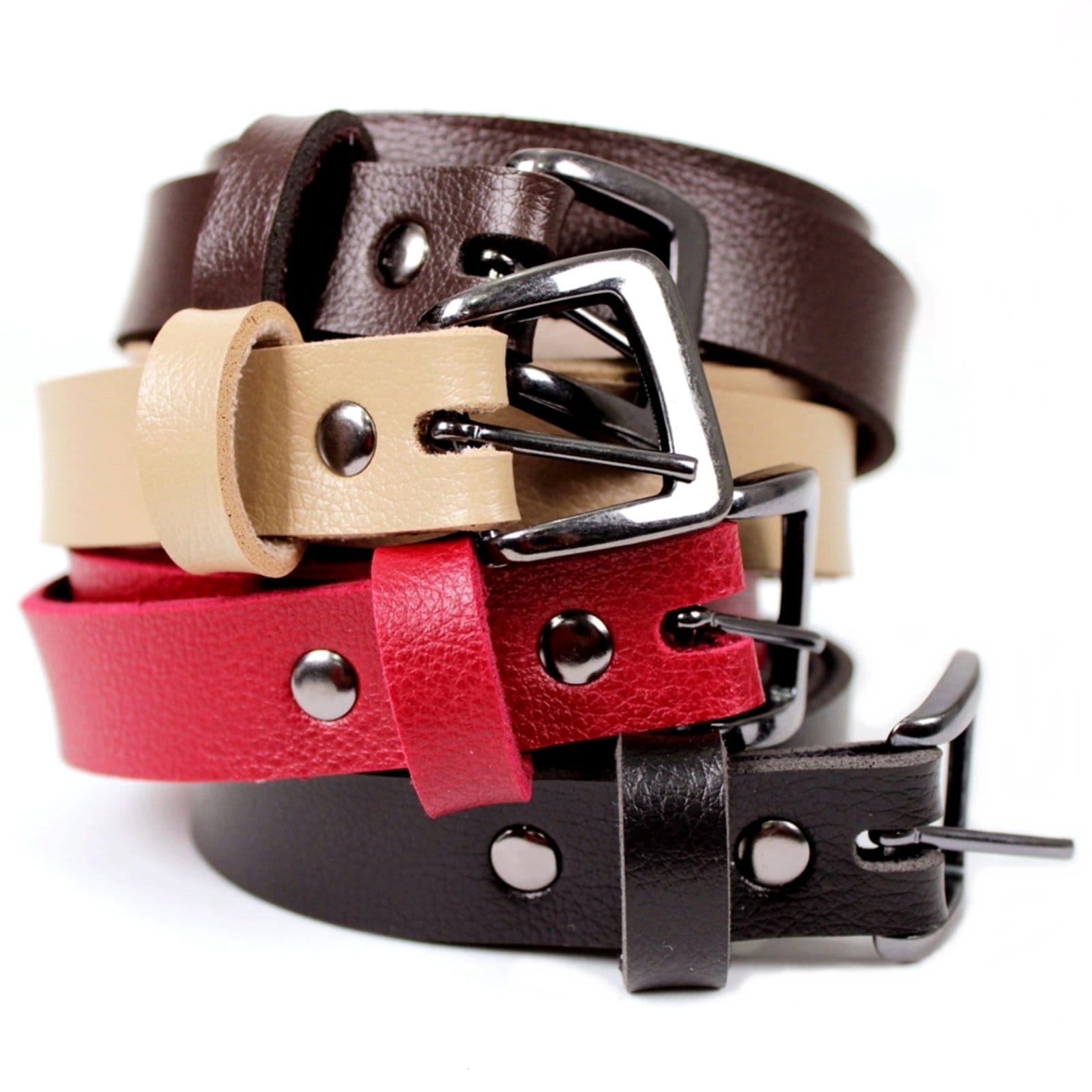 Vista principal Kit 5 peças Porta Documento Azul + Cintos Artlux bege/café/preto/vermelho azul