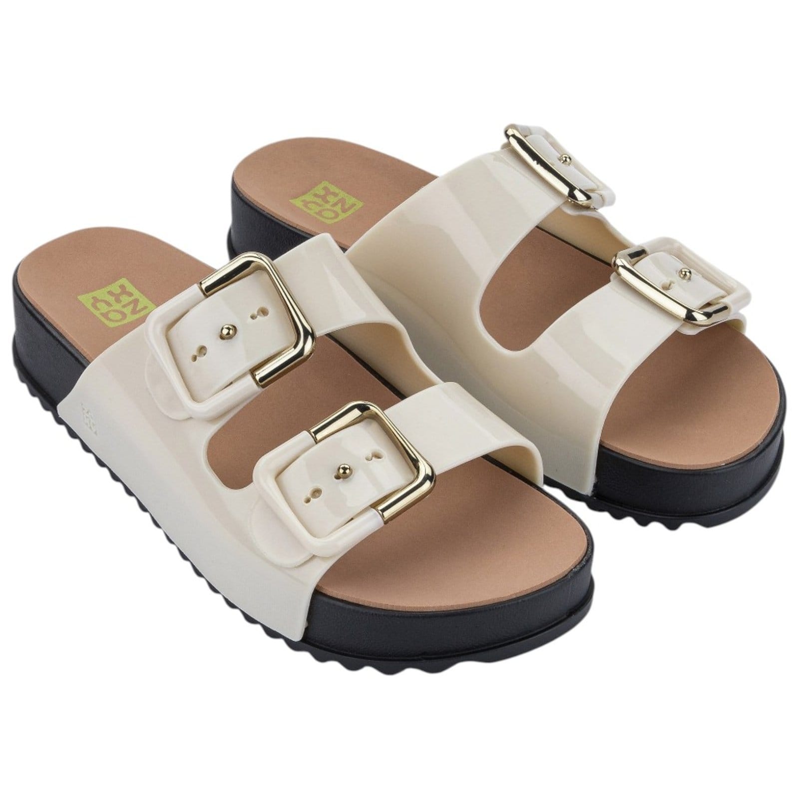 Vista 2 Tamanco Feminino Zaxy Partner Soft 19333 Grendene off-white