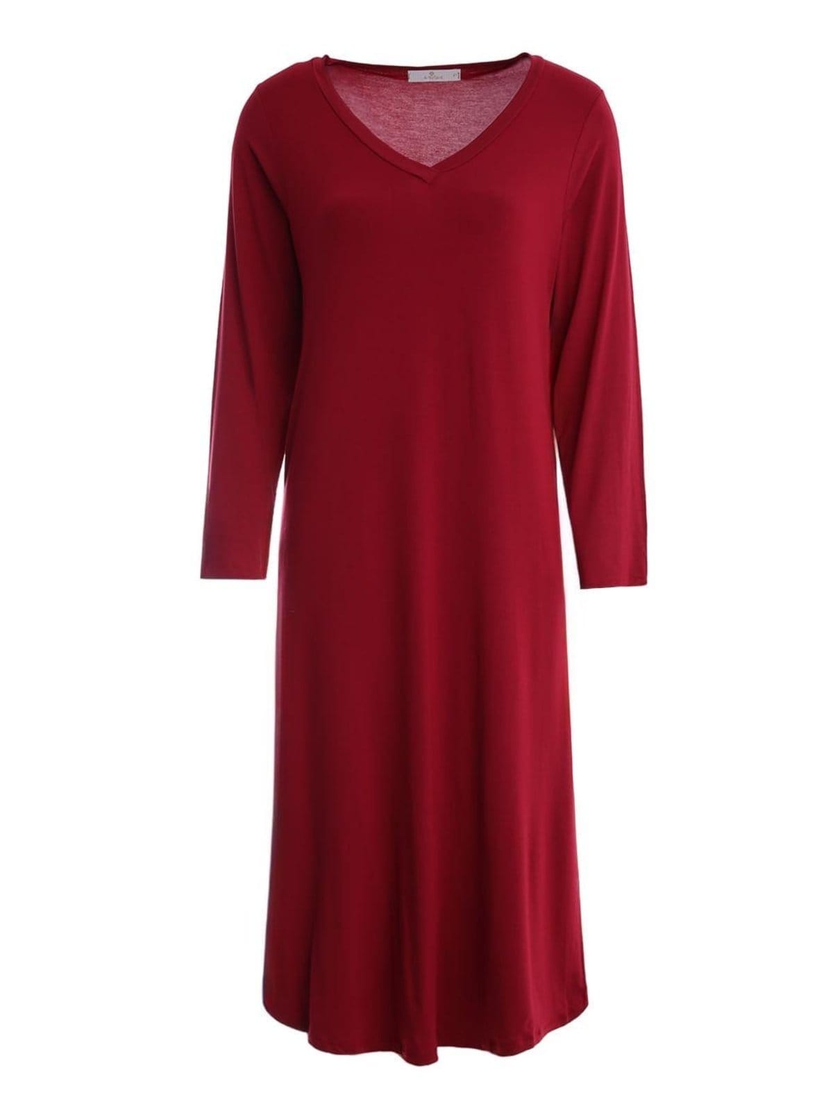 Vestido Midi Autentique Feminino BORDO