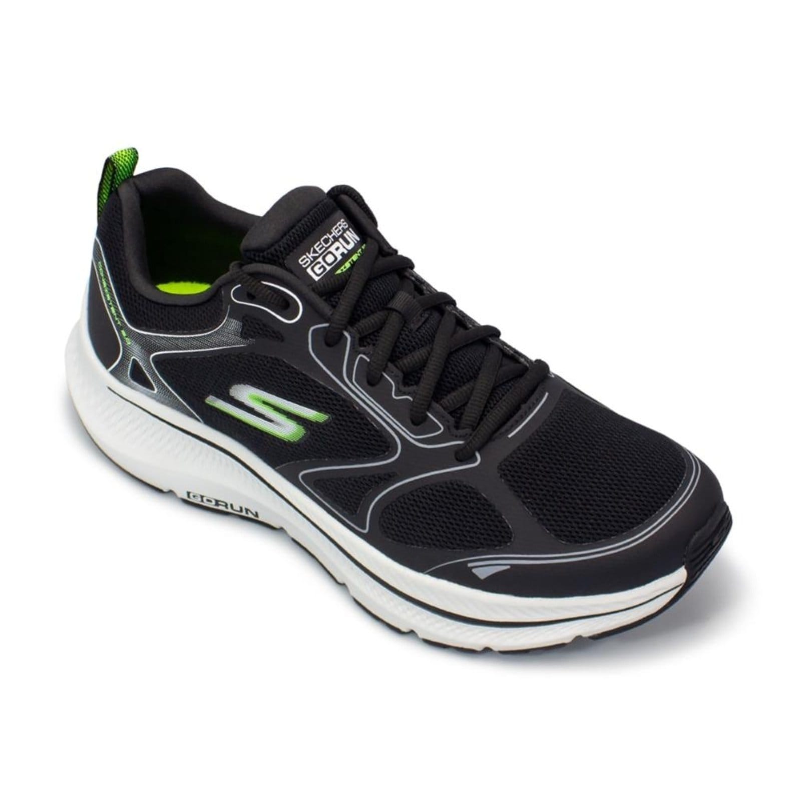 Vista 2 Tênis Skechers Masculino Go Run Consistent 2.0 Corrrida Skechers preto