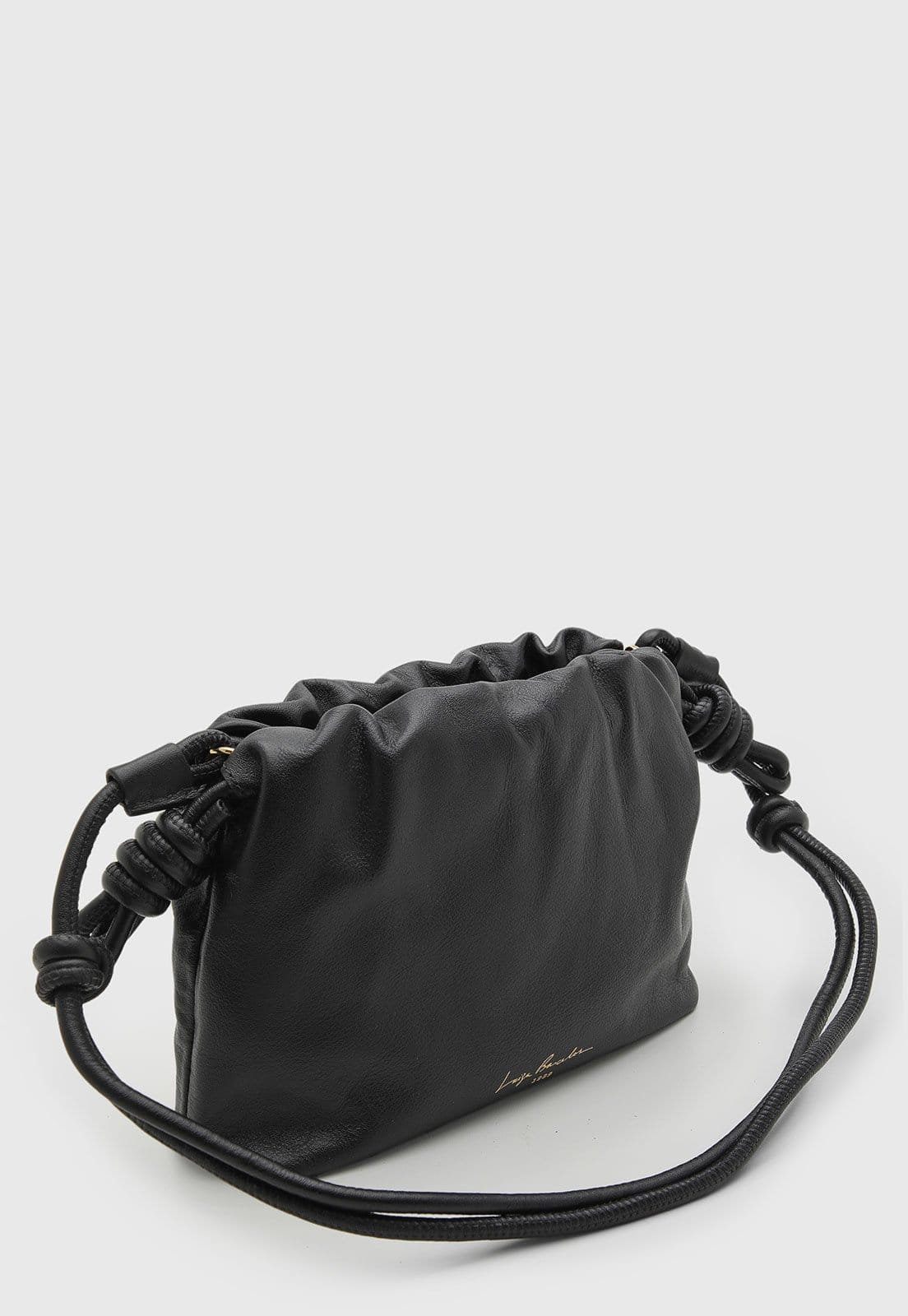 Vista 2 Bolsa Feminina Luiza Barcelos Alça Corrente Preta Luiza Barcelos preto