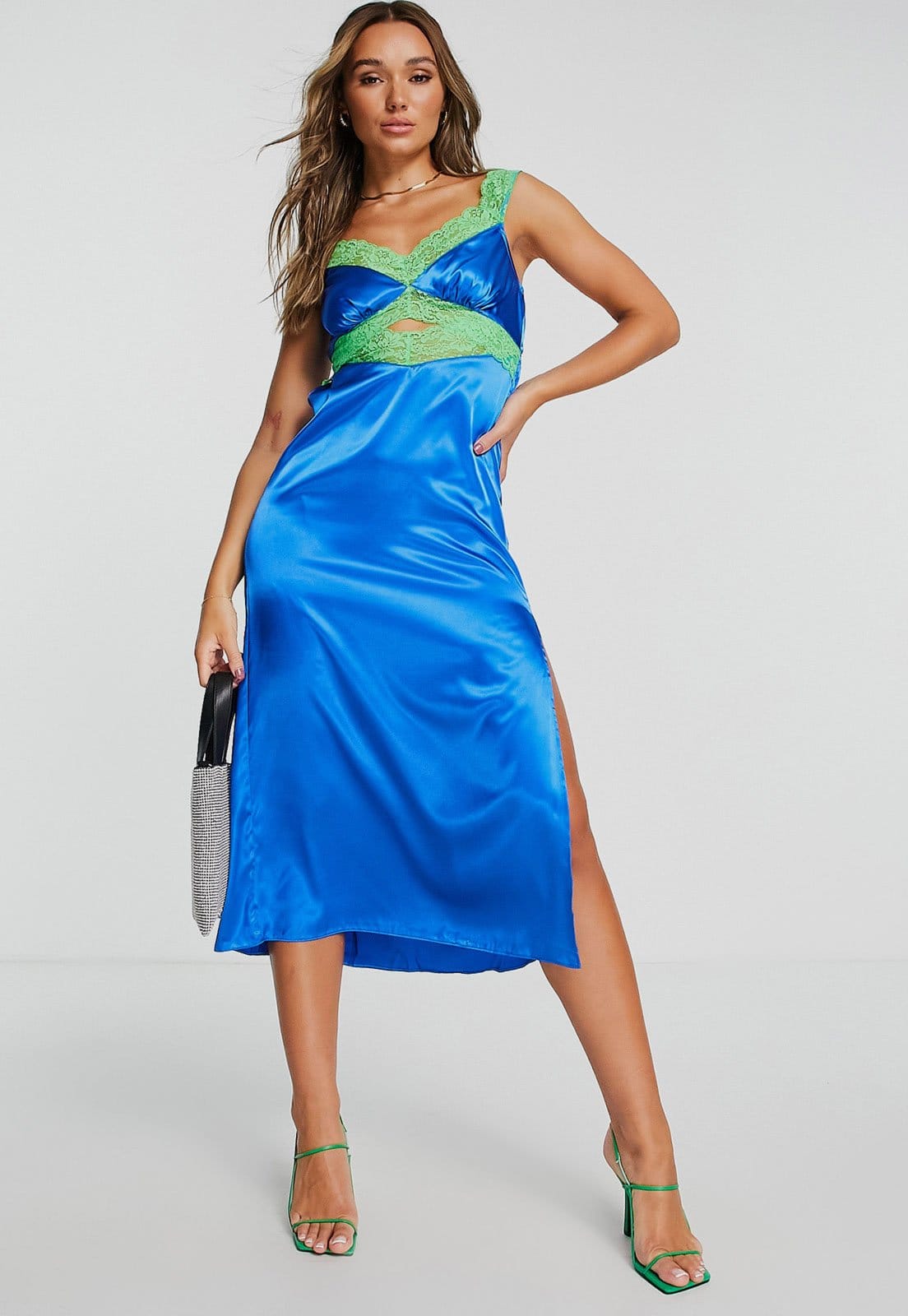 Vestido TOPSHOP Midi Cut Out