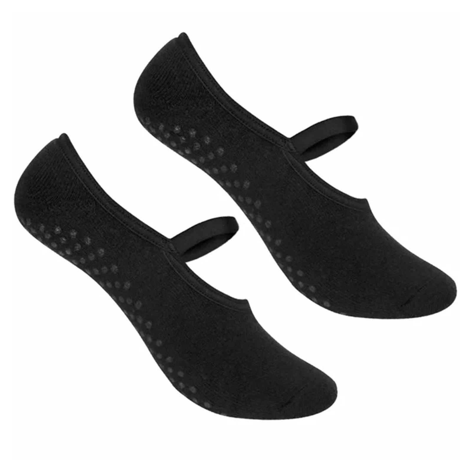 Vista 2 Kit 3 Pares de Meias Selene Sapatilha Pilates Feminino SELENE preto