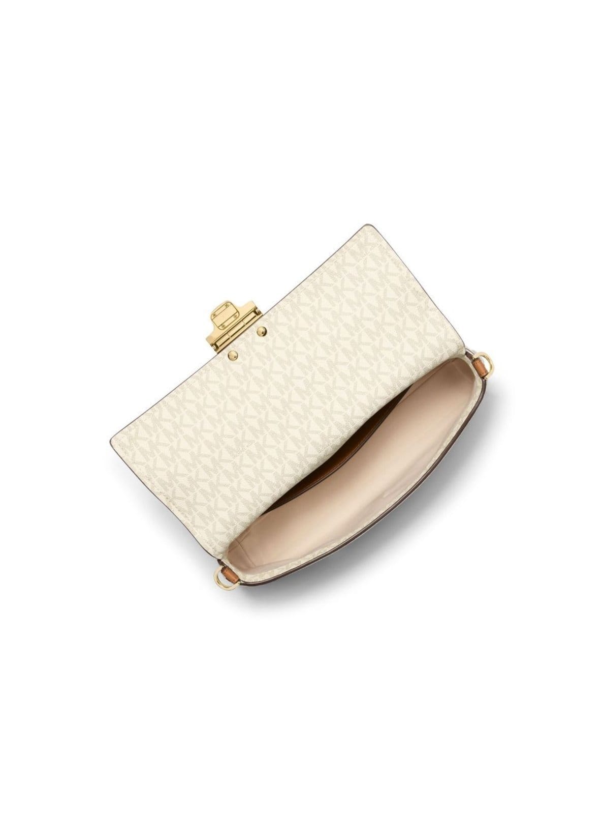 Vista 2 Bolsa Transversal Addie Logo Média 32S5G9XC8O149 Michael Kors branco