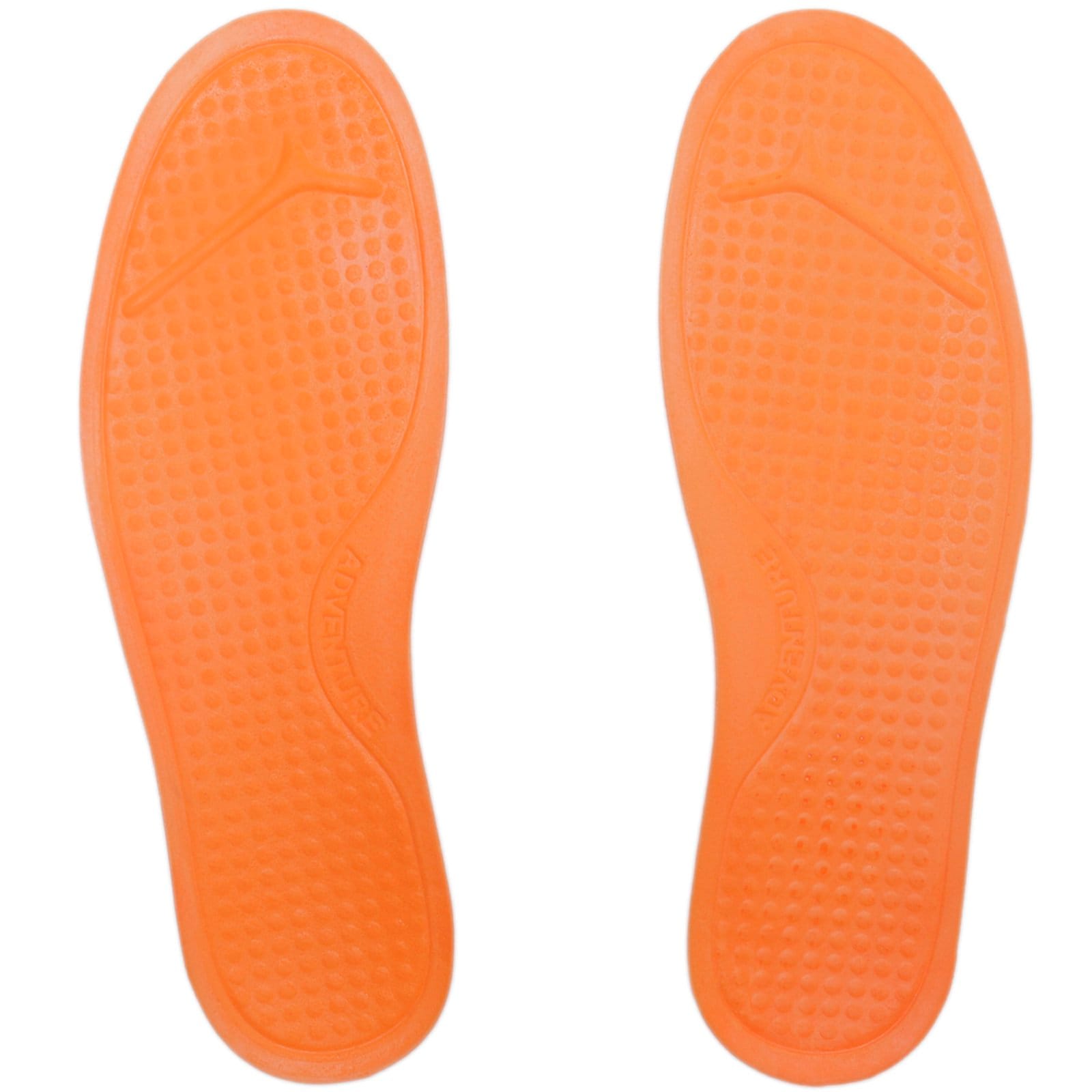 Vista 2 Palmilha Gel Épico Anatômica Conforto Ortopédico Macia Grossa ÉPICO CALÇADOS laranja/preto