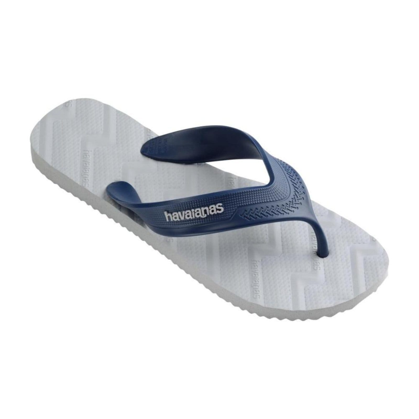 Vista 2 Chinelo Masculino Havaianas Track Waves Cinza/Azul Incolor Havaianas incolor azul