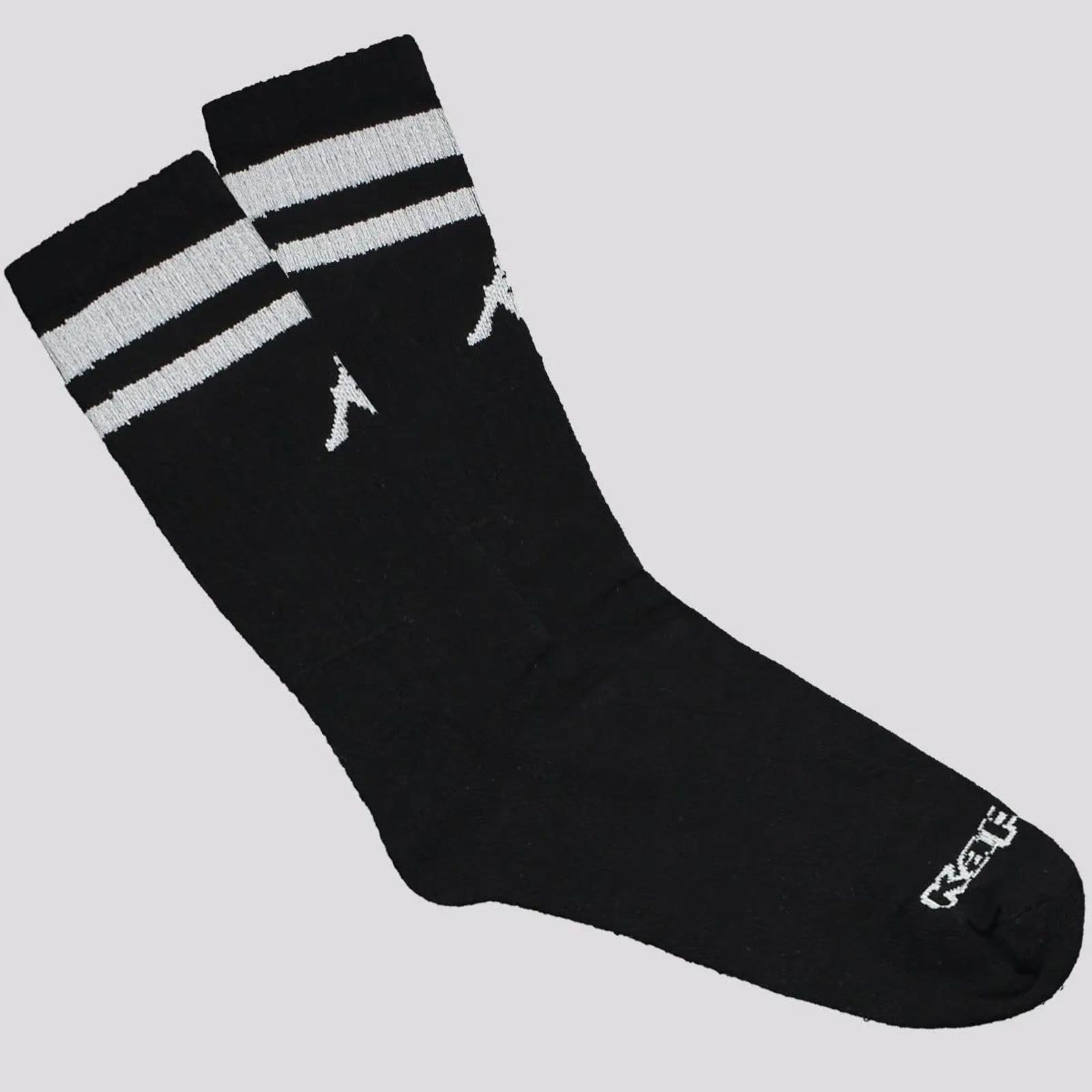 Kit Meia Kappa 9 Pares Sport Cano Alto Preta - 2