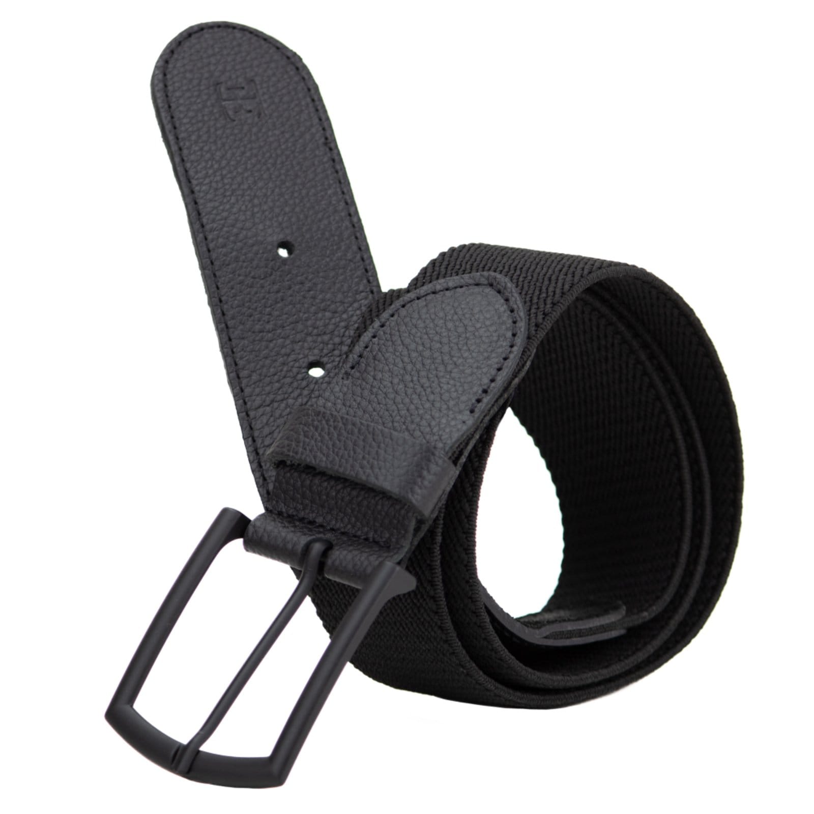 Cinto Masculino em semi-elástico na cor com ponteiras em couro ref. EL-80