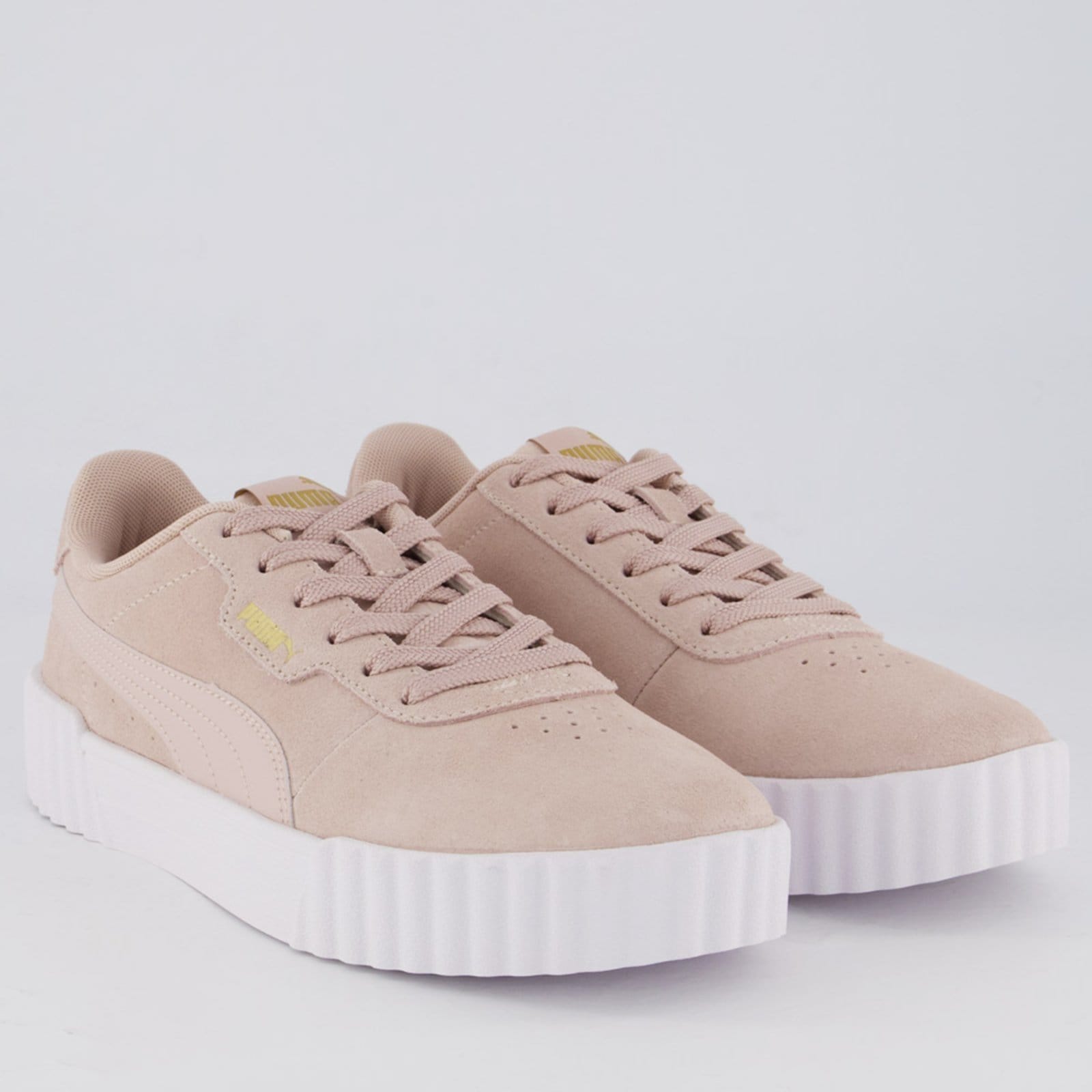 Vista 2 Tênis Puma Carina 3.0 SD Feminino Rosê Puma rosa