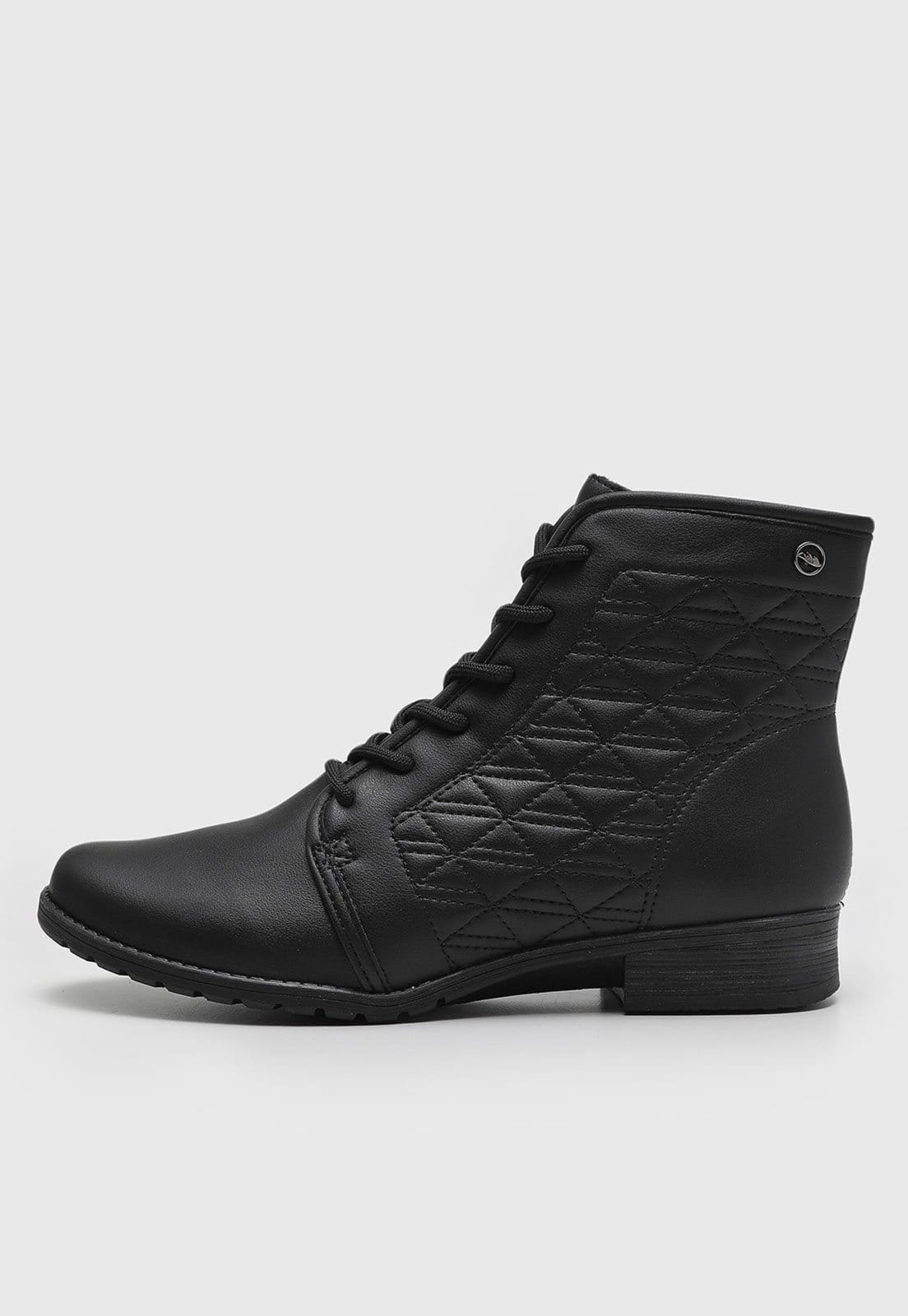 Vista principal Bota Dakota Matelassê Preta Dakota preto