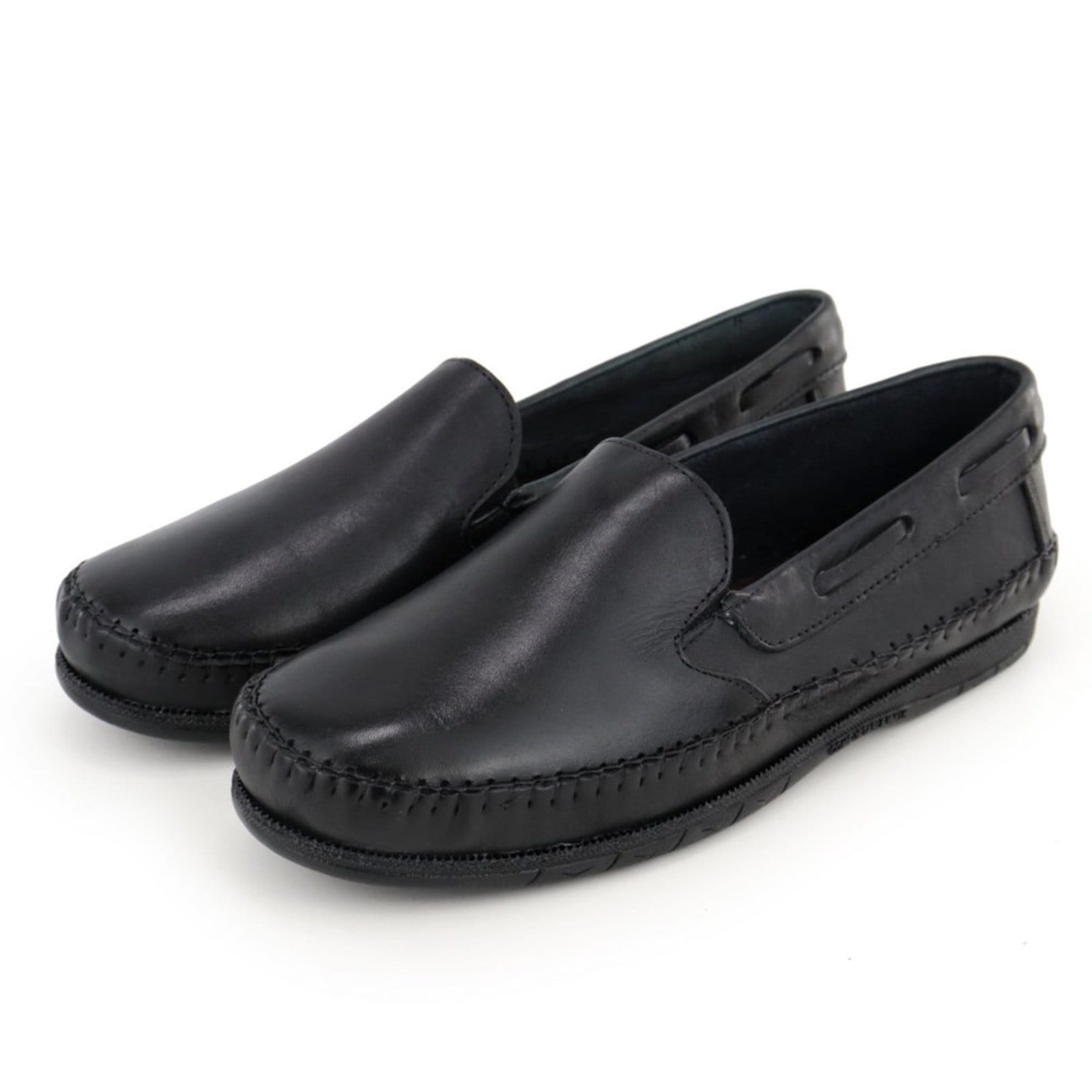 Sapato Mocassim Sapatilha em Couro Masculino