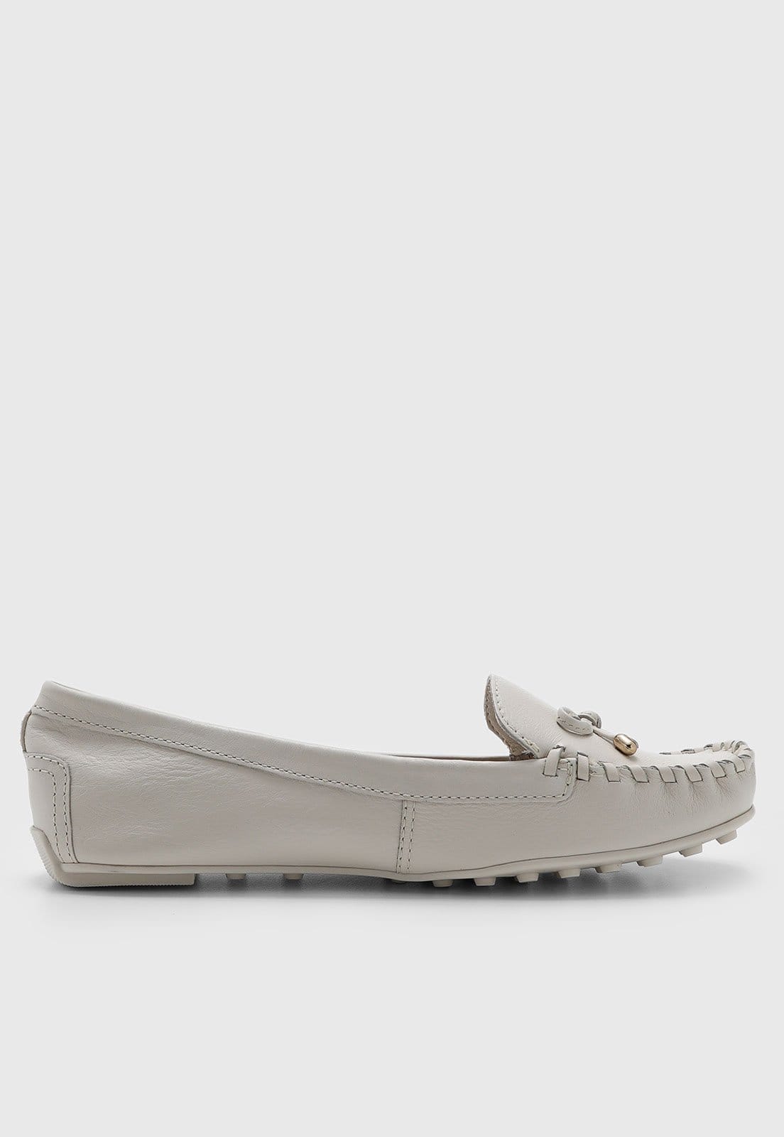 Vista 2 Mocassim Feminino Bottero Detalhe Laço Off-White Bottero off-white white
