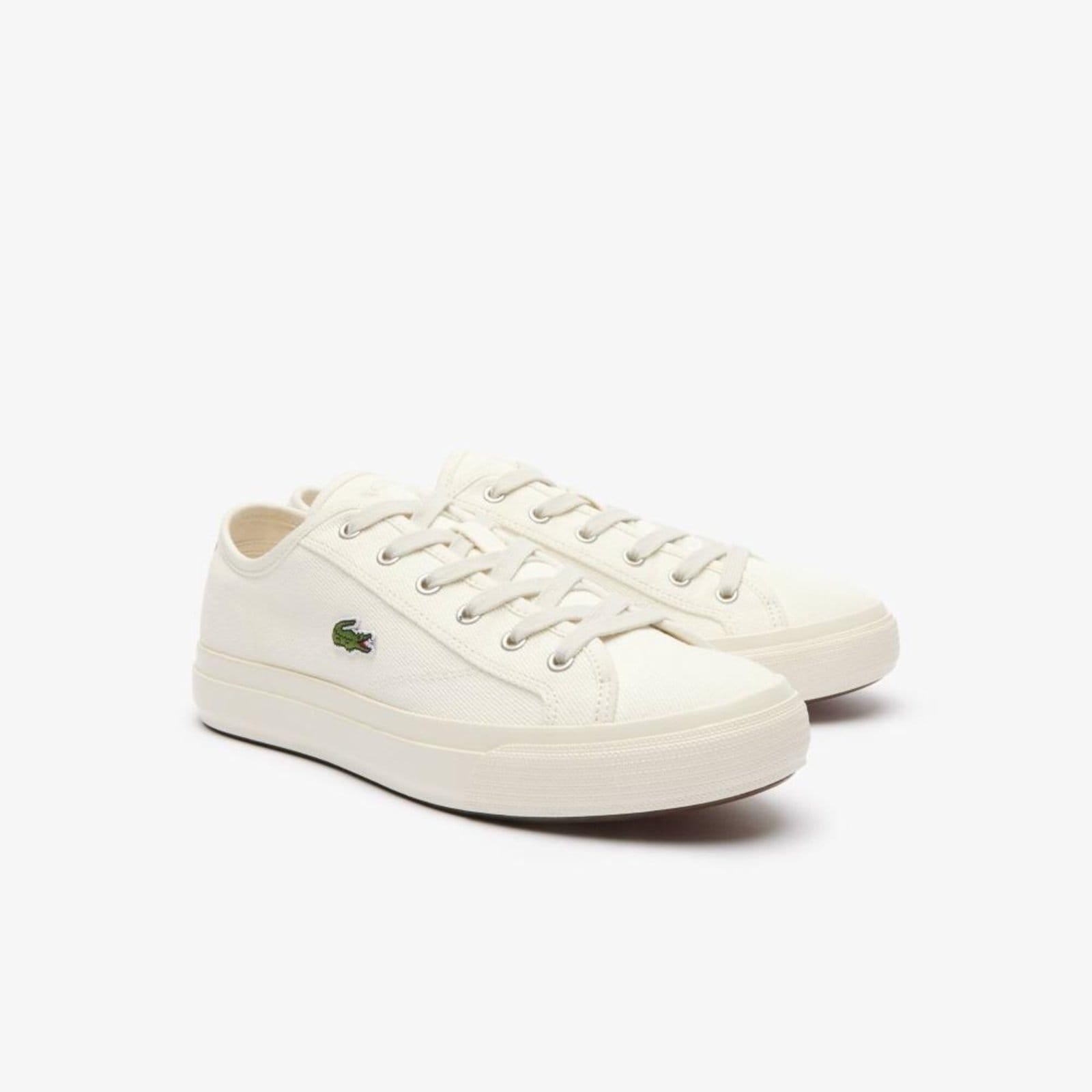 Vista 2 Tênis masculino Lacoste Backcourt Off-white Lacoste off-white white