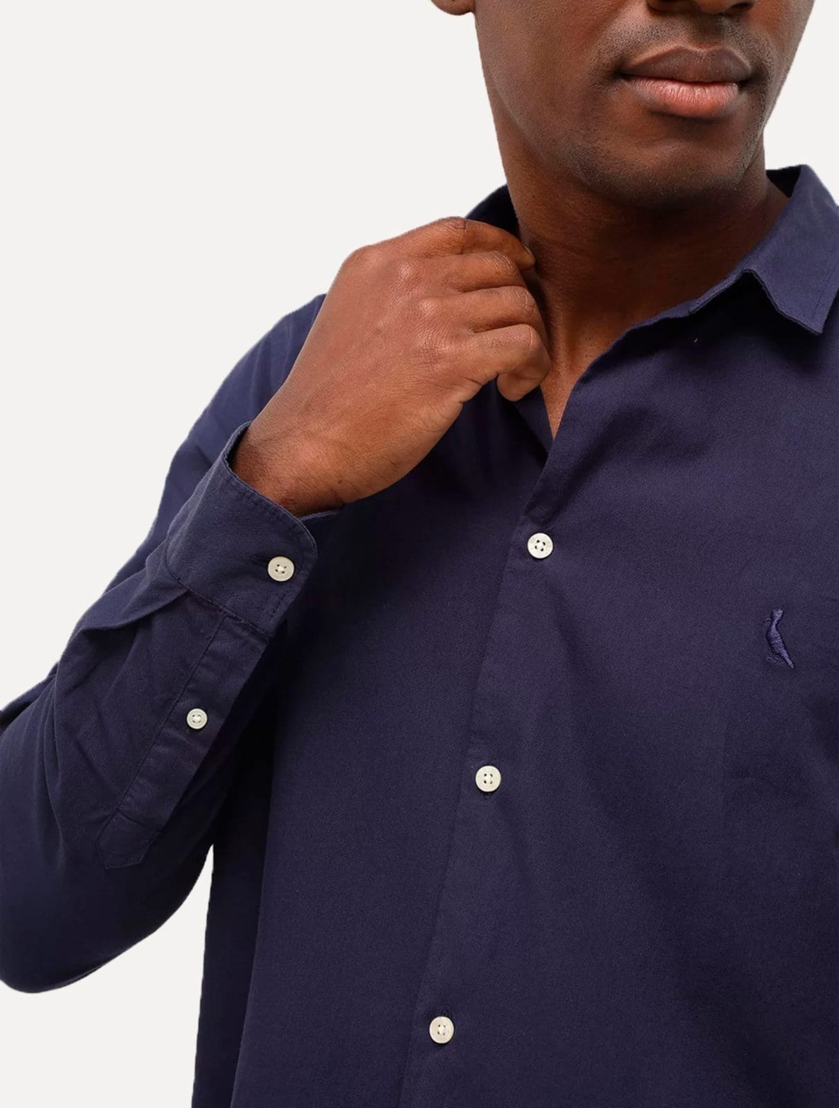 Vista 2 Camisa Reserva Masculina Nova Paraty Marinho Reserva azul