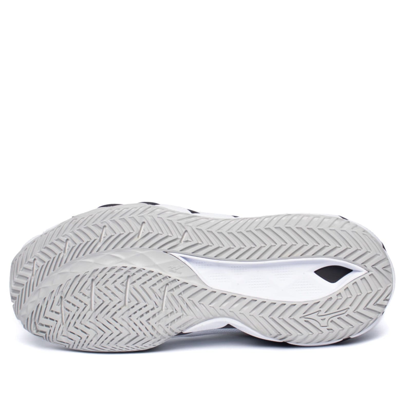 Vista 2 Tênis Masculino Mizuno Wave Enforce Tour 2 Esporte Tênis Preto Mizuno branco