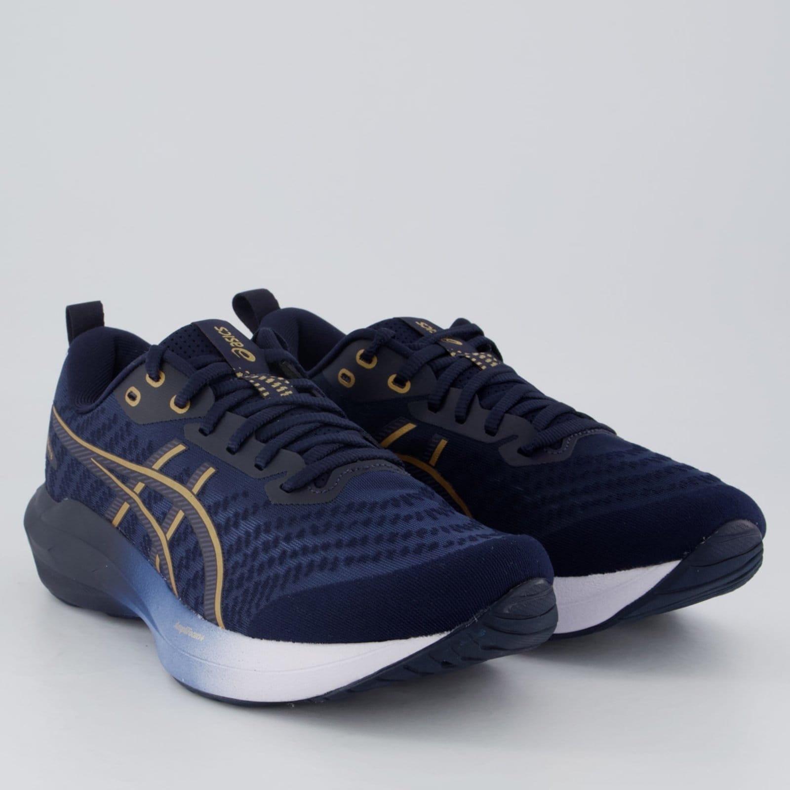 Vista 2 Tênis Asics Gel Shogun 8 Marinho ASICS azul marinho