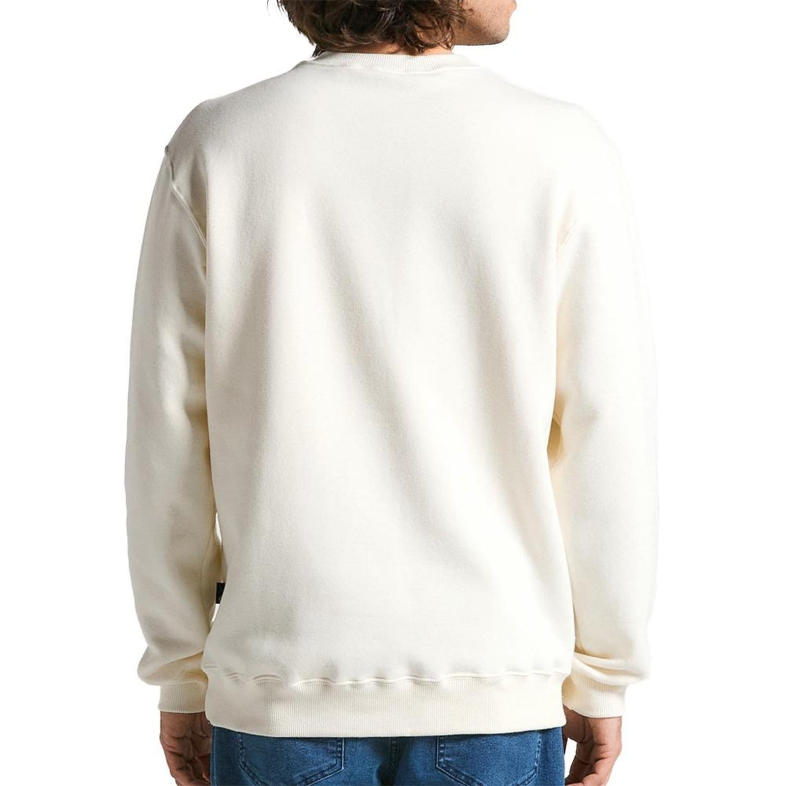 Vista 2 Moletom Volcom Careca Free Fall WT25 Masculina Off White Volcom off-white white