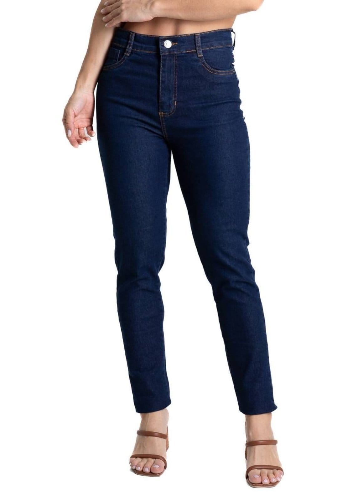 Vista principal Calça Jeans Sawary Hot Pants - 282037 Sawary azul