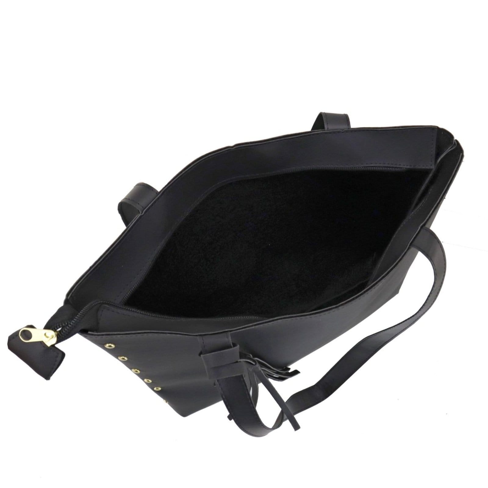 Bolsa Feminina Lavini Saco Shopper Sacola Grande Preta - 2