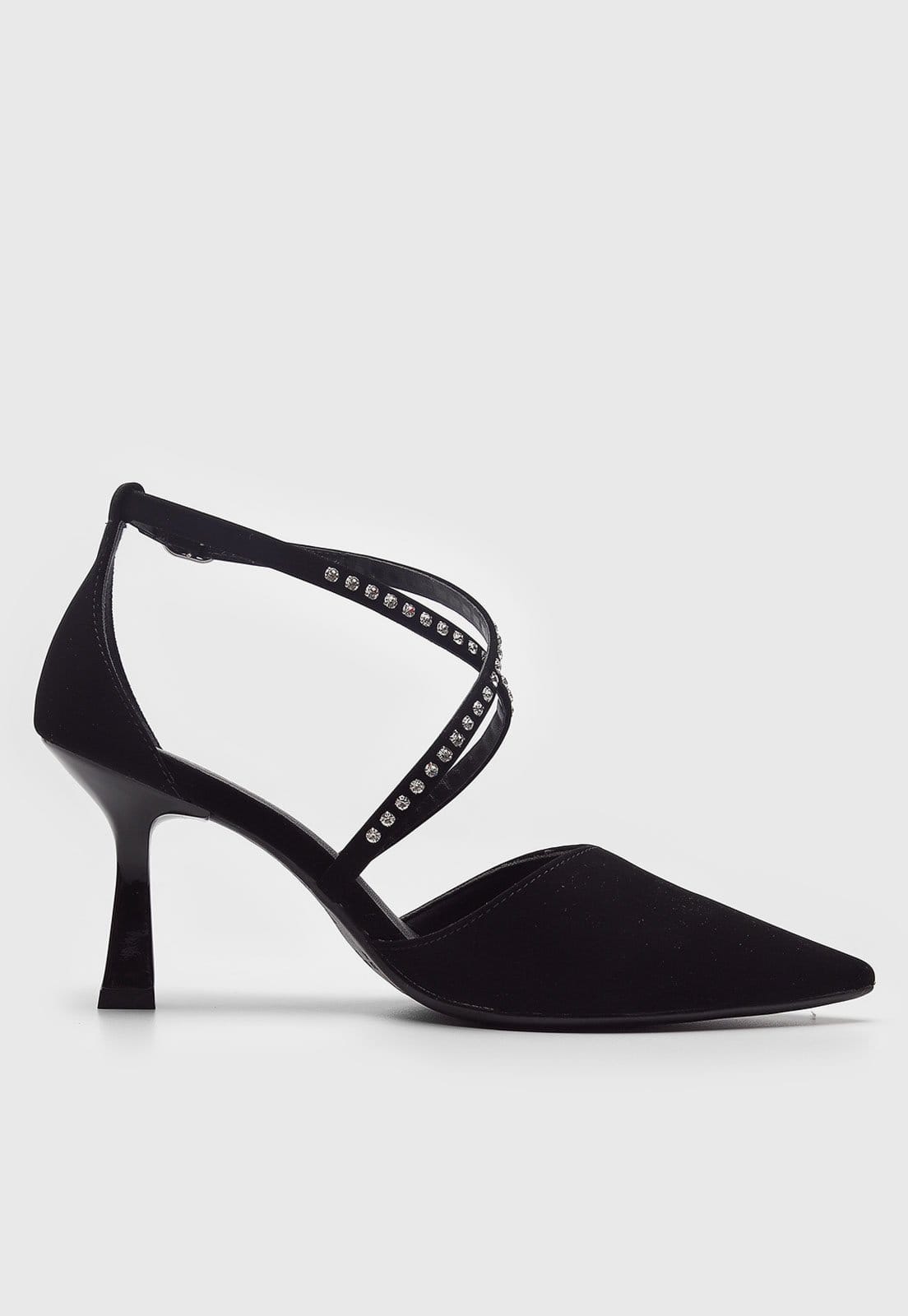 Vista 2 Scarpin cê Tira Aplicação BEBECÊ preto