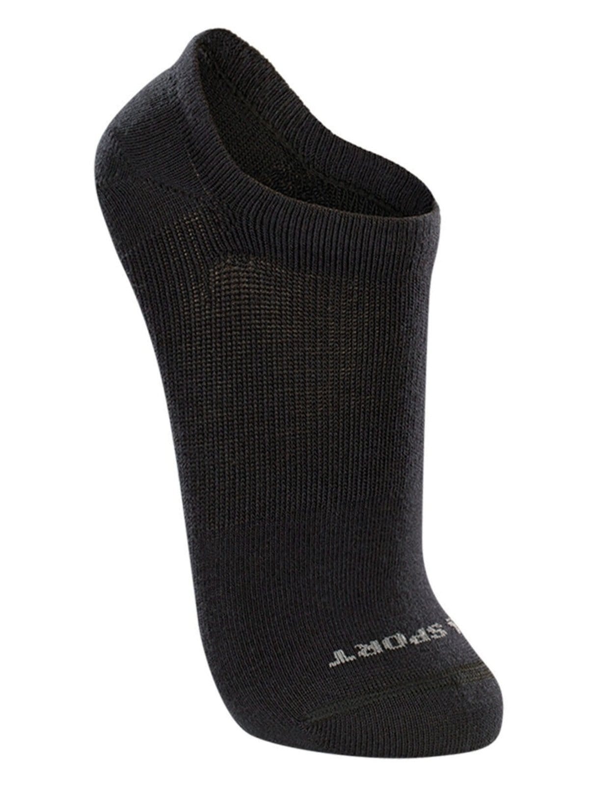 Vista 2 Kit 3 Pares de Meias Esportiva Invisível Lupo Lupo preto