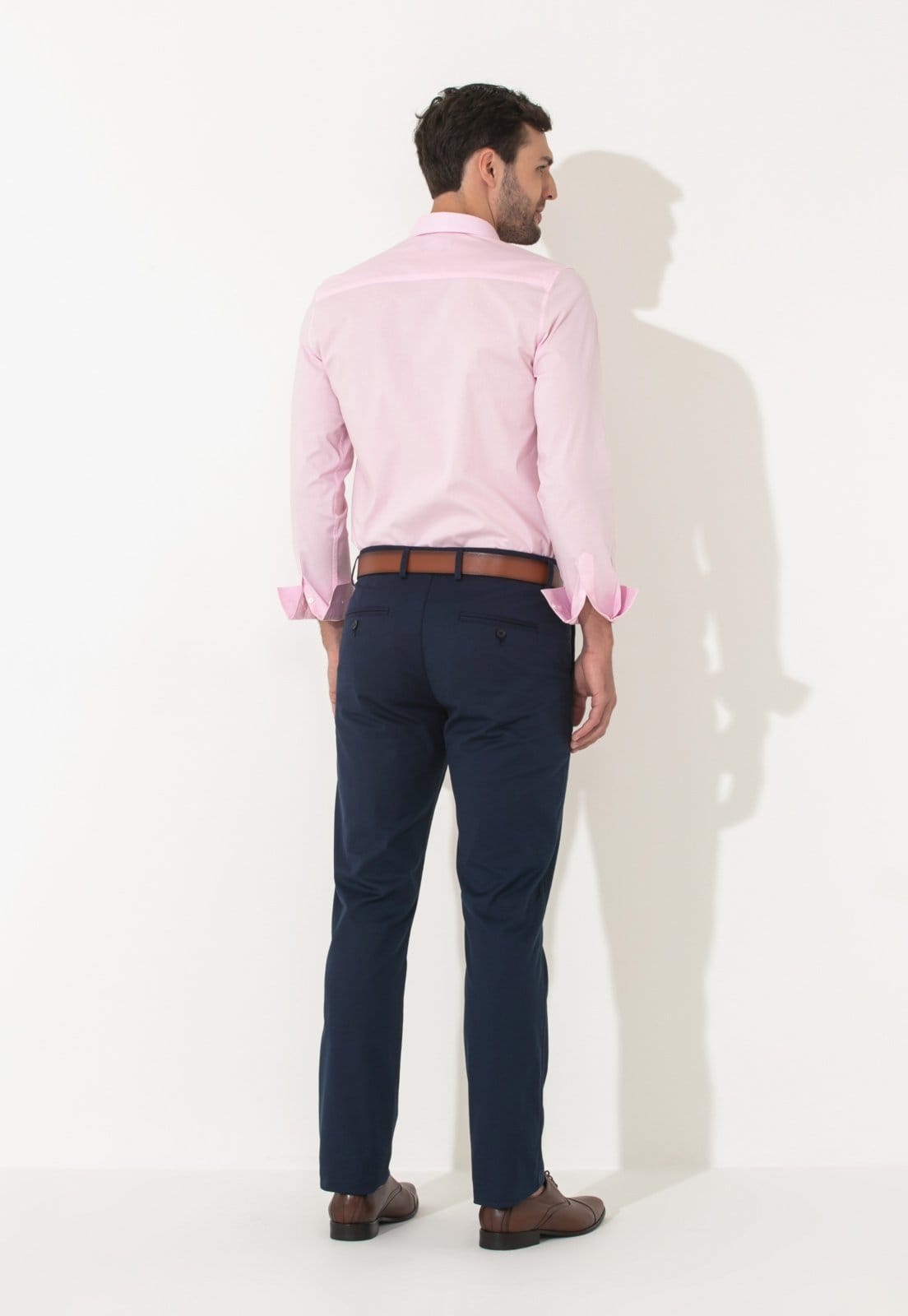 Vista 2 Calça Sarja Traymon Regular Moovexx Marinho Traymon azul marinho