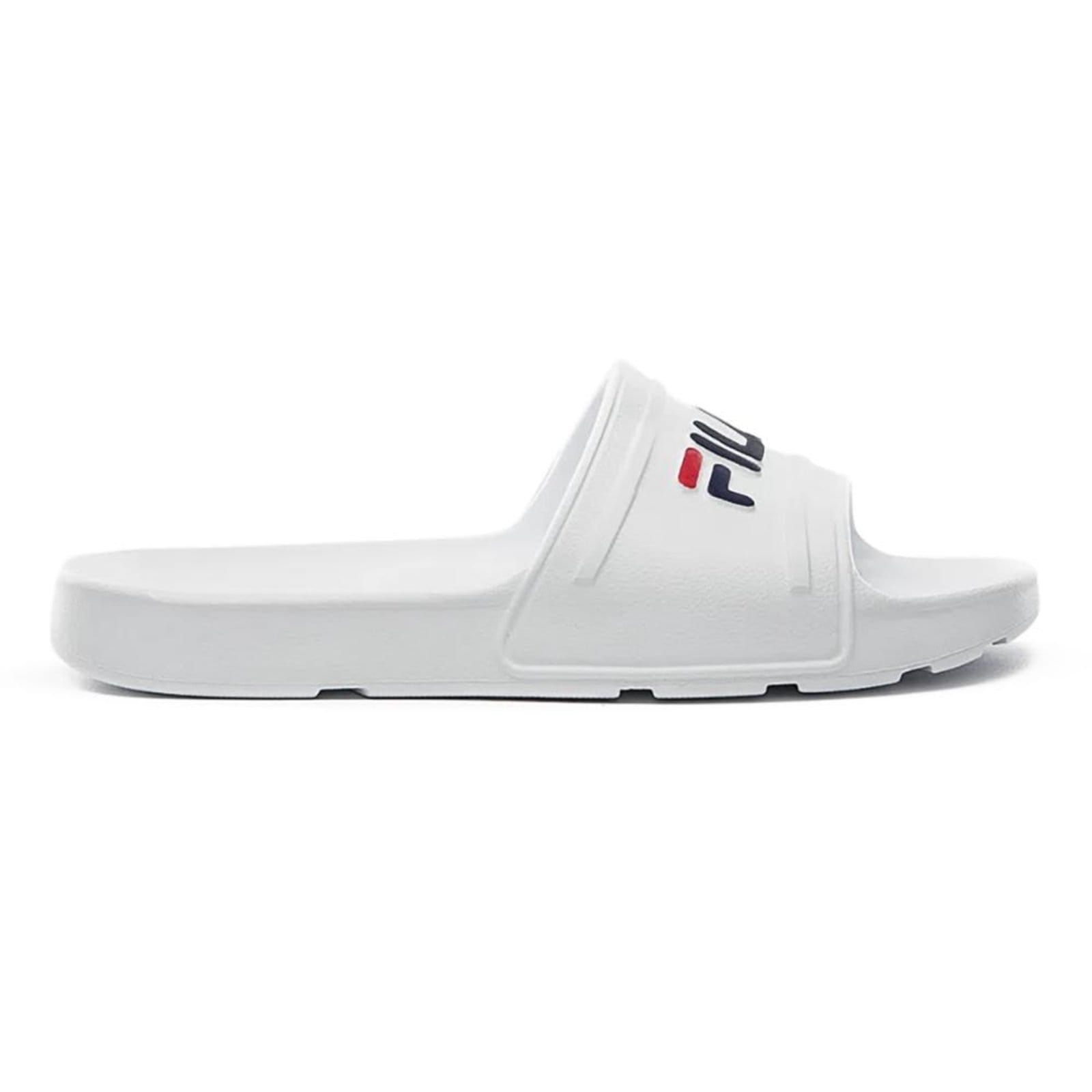 Vista principal Chinelo Fila Feminino Sleek Slide Fila branco