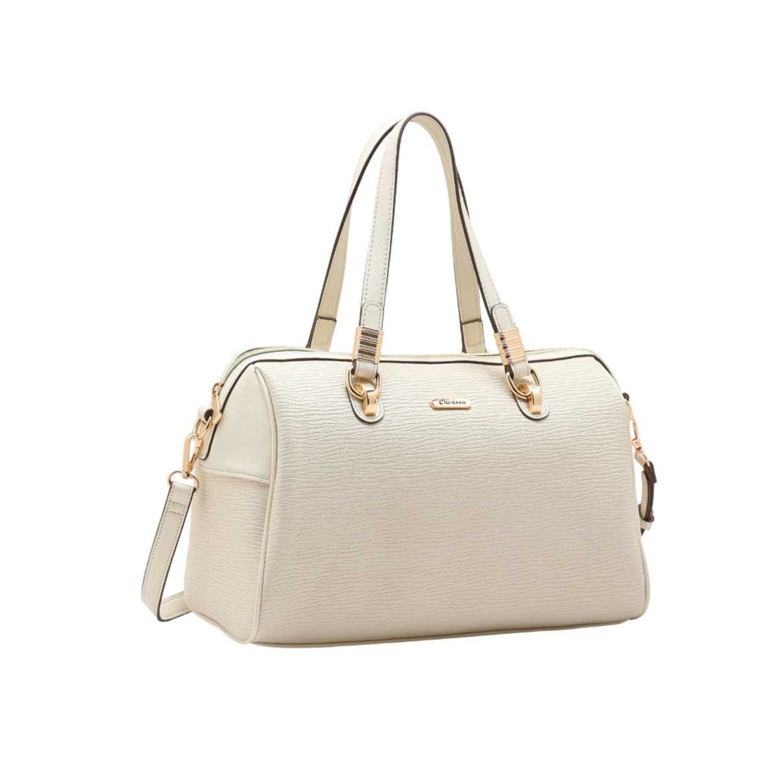 Bolsa Feminina Chenson Minimalista 3485316 OFF WHITE