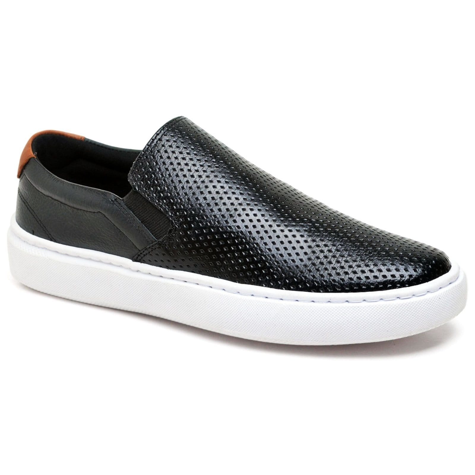 Tênis Slip On Nine4 Casual Couro