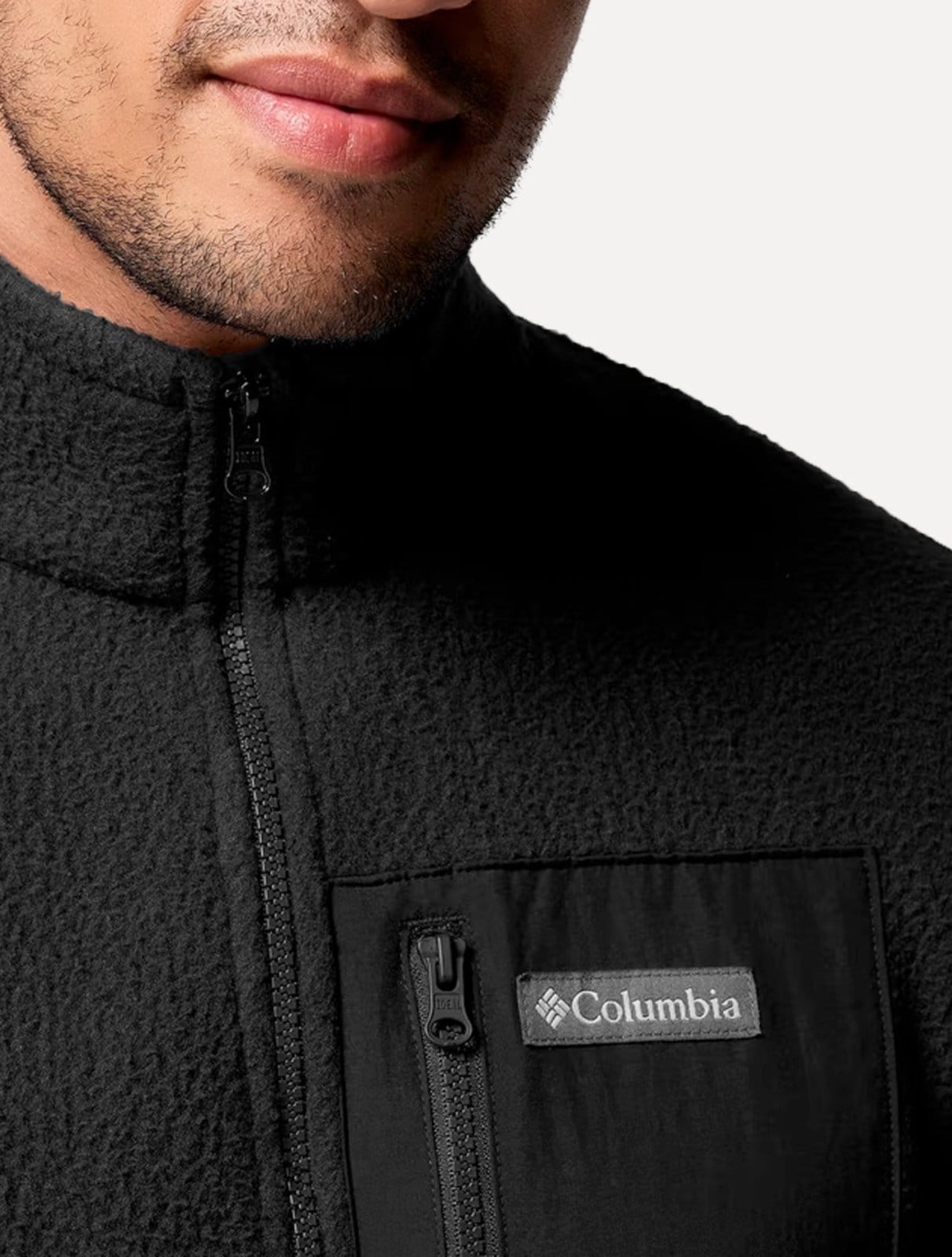Vista 2 Jaqueta Columbia Masculina Jasper Ridge Pebbled Preta Columbia preto
