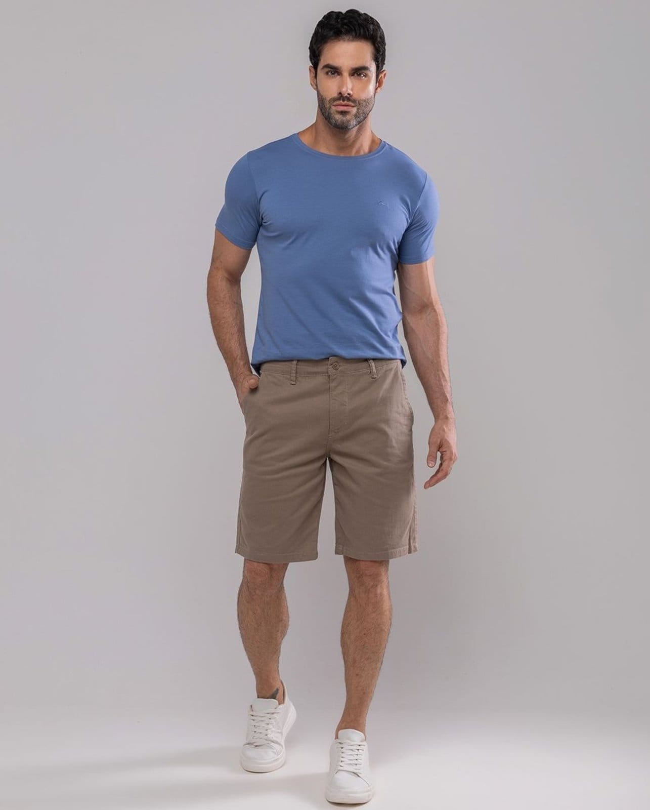 Bermuda Masculina Chino 11100 Caqui