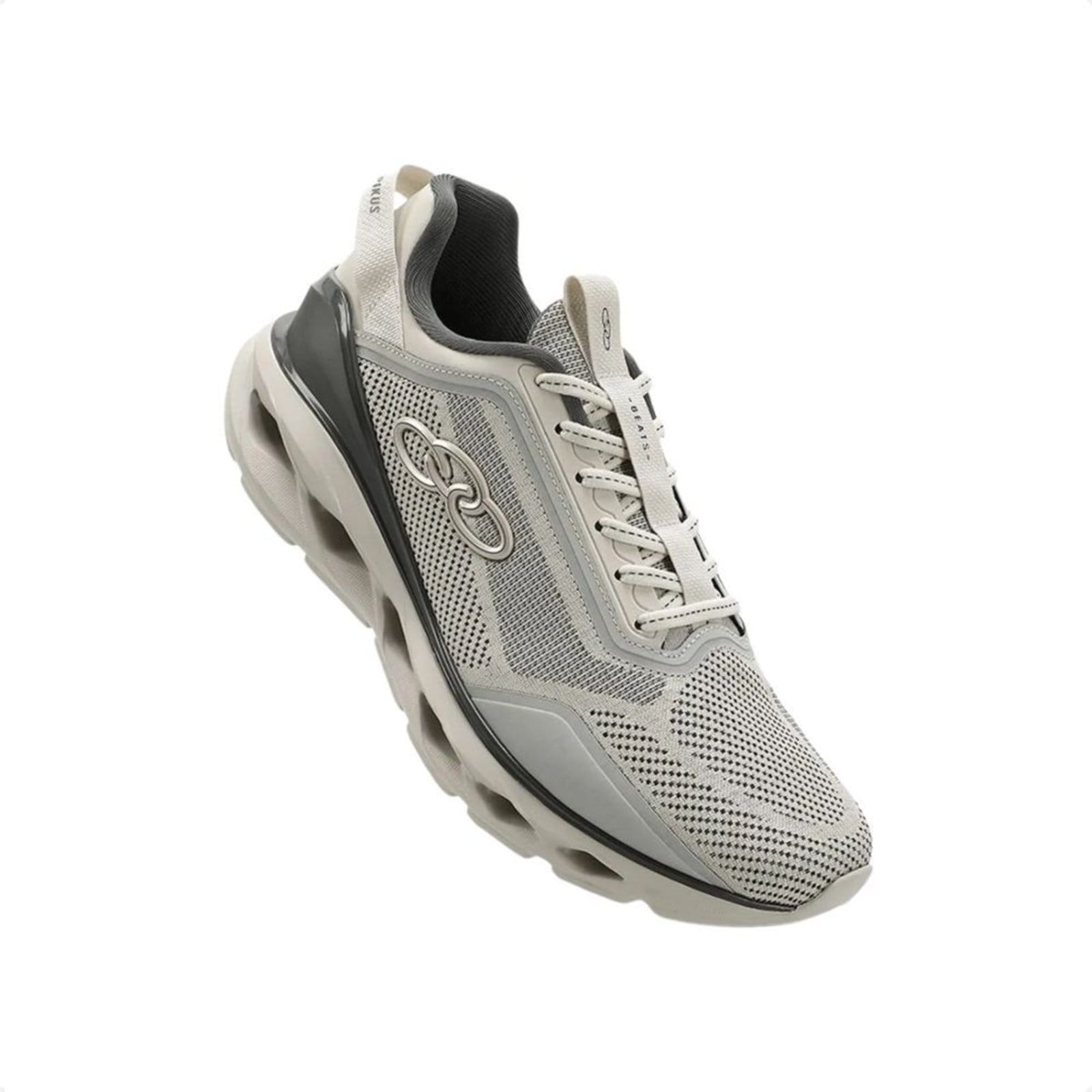 Vista 2 Tênis Corrida Masculino Olympikus Beats Cinza OLYMPIKUS bege